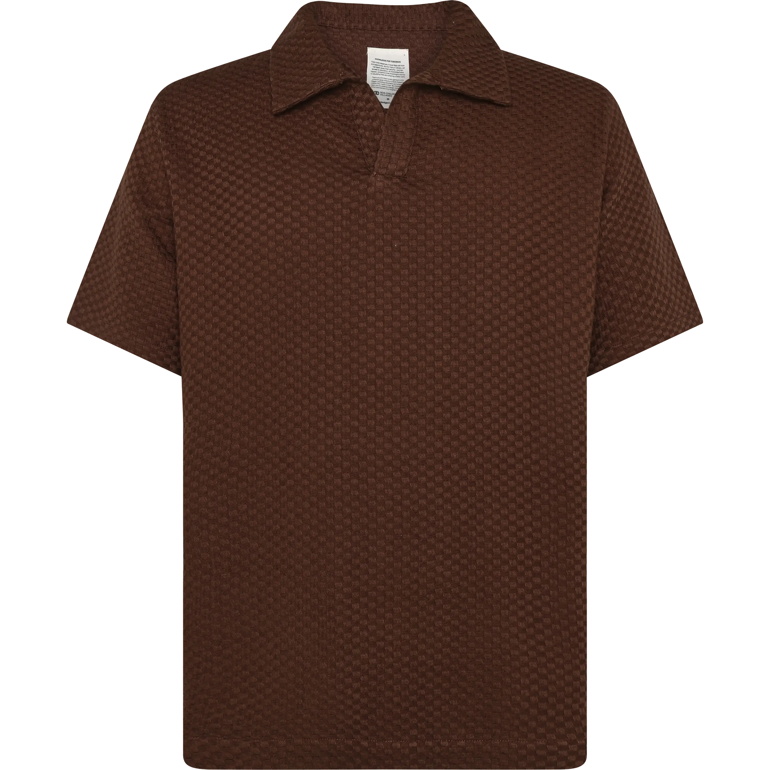 Knowledge Cotton Apparel Structure Polo Men - Shaved Chocolate - 2XL - Poloshirts