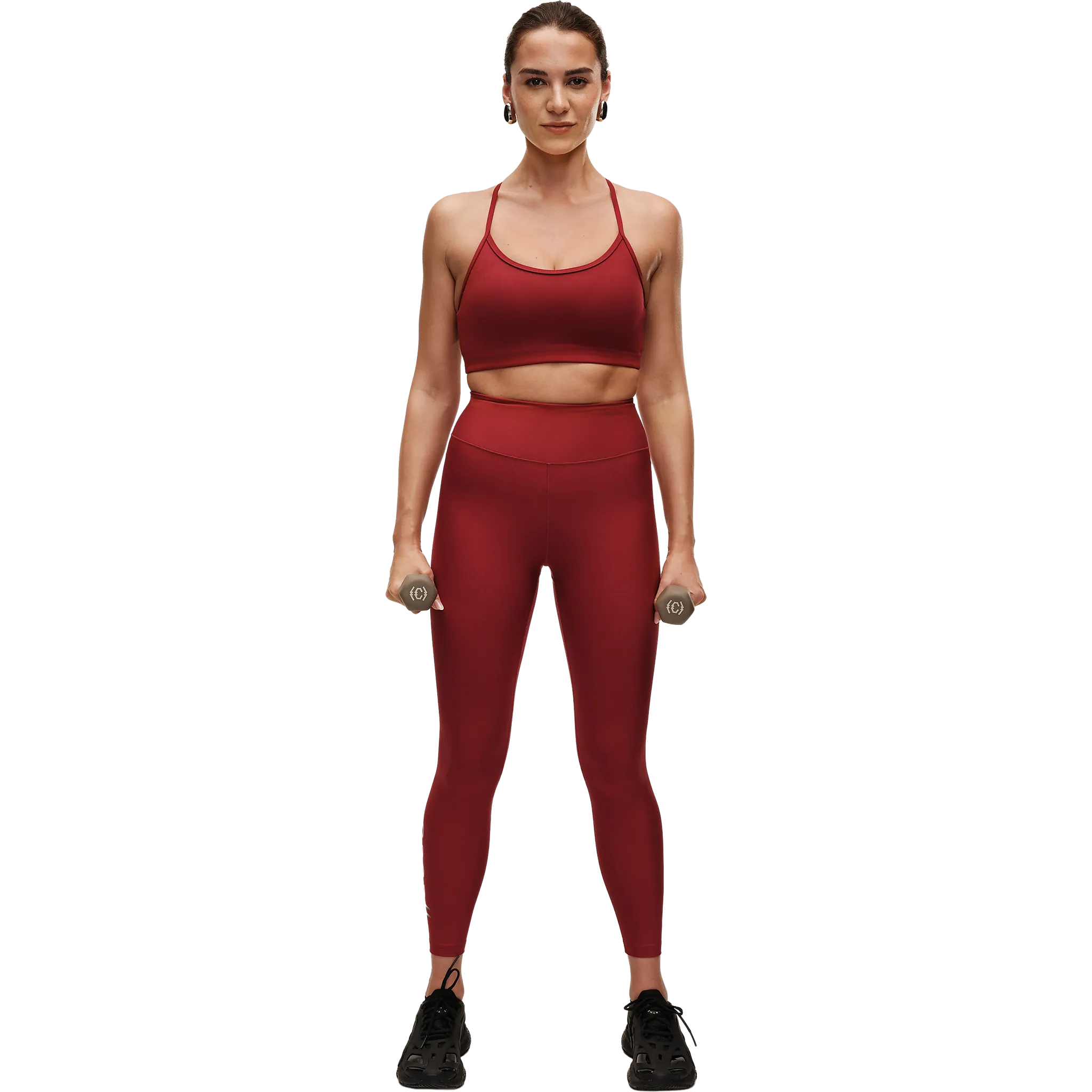 Graphic High Waist Tights Woman