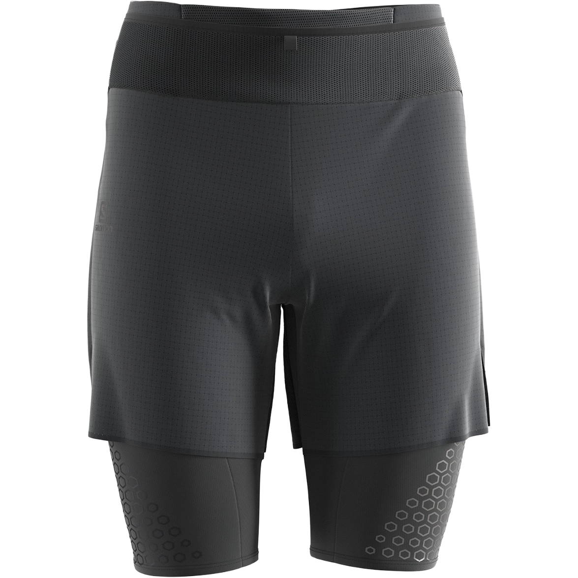 Salomon EXO Motion Twinskin Short Men - BLACK - S - Løbeshorts