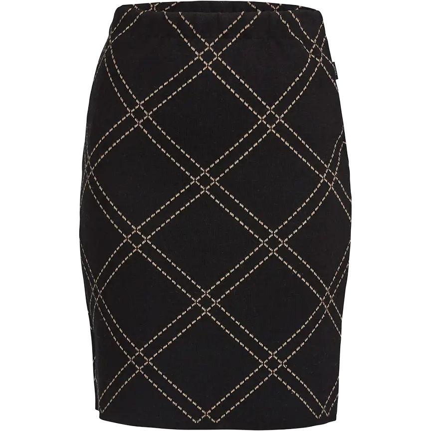 Holebrook Amira Skirt nederdel - Black/Oak Melange - S