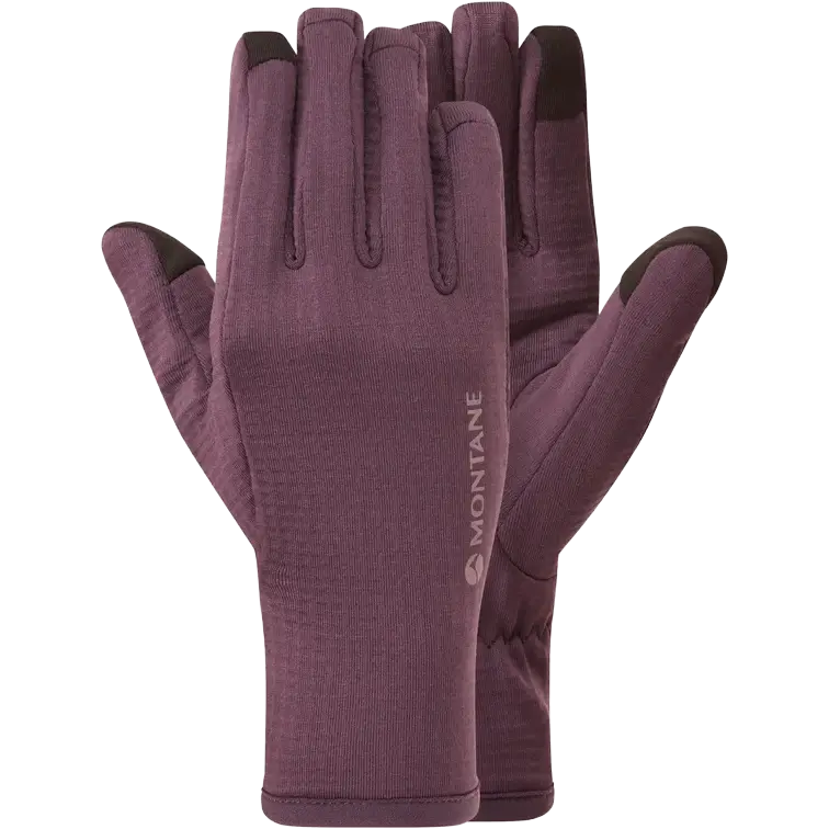 Montane Protium Glove Women løbehandsker - Mulberry - M - Handsker til Touch Screen