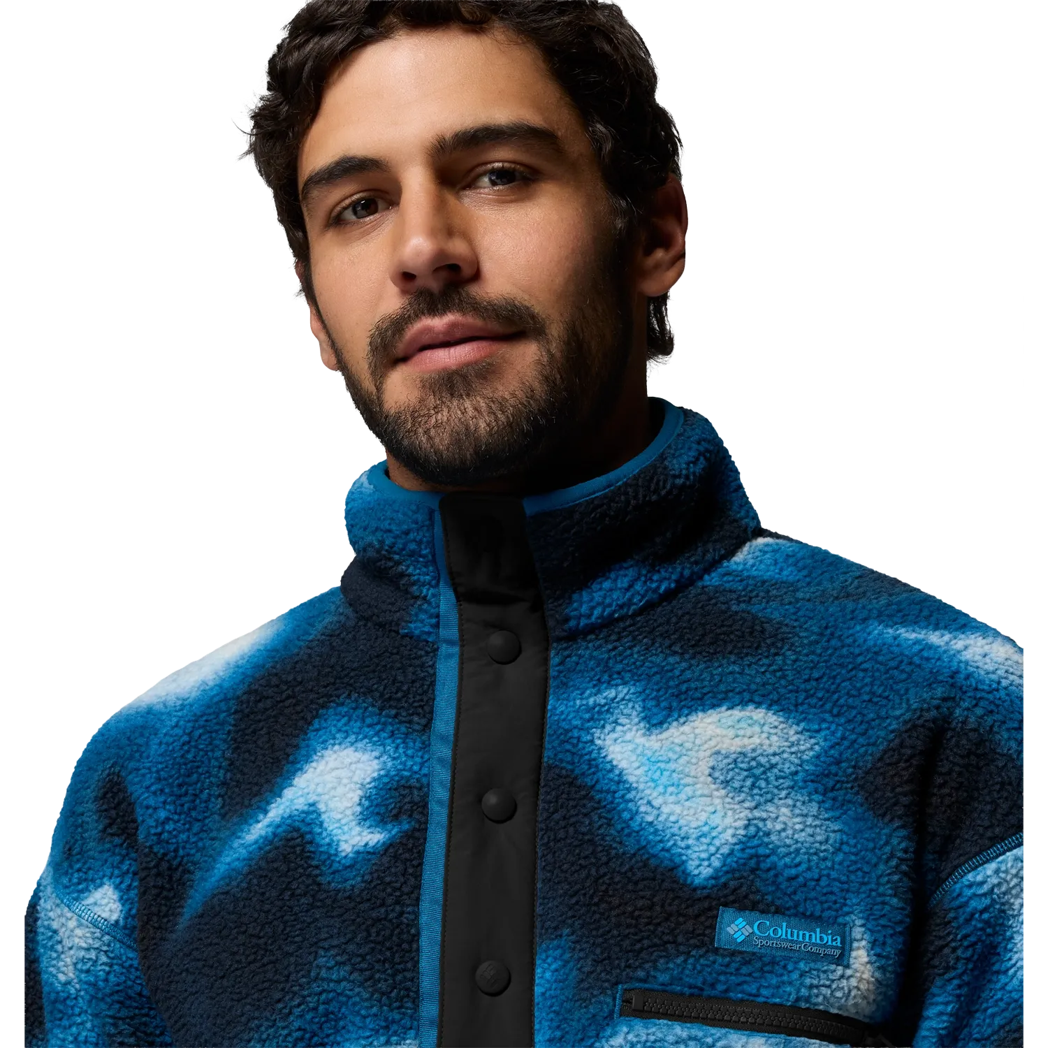 Helvetia II Printed Half Snap Fleece Men