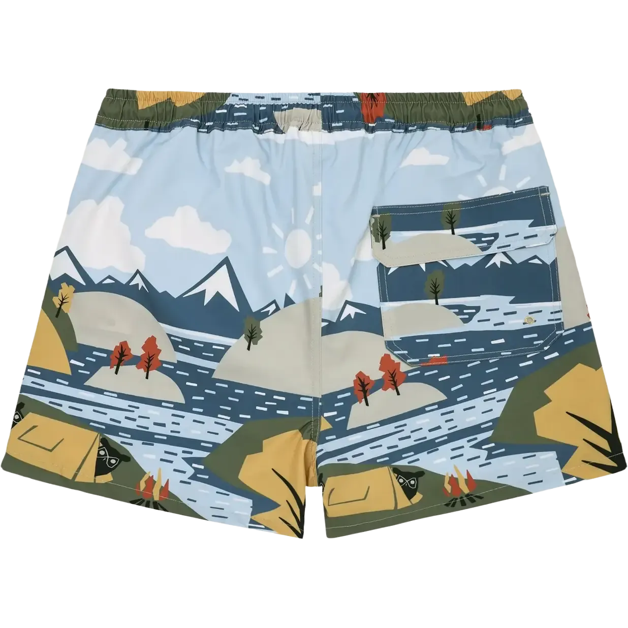 Stretch Landscape AOP Swimshorts Men