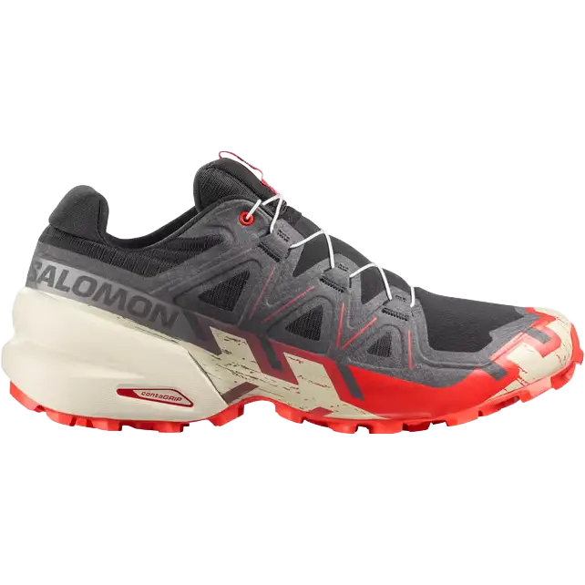 Salomon Speedcross 6 Men herresko - Black - UK 12/EU 47 1/3 - Trailsko