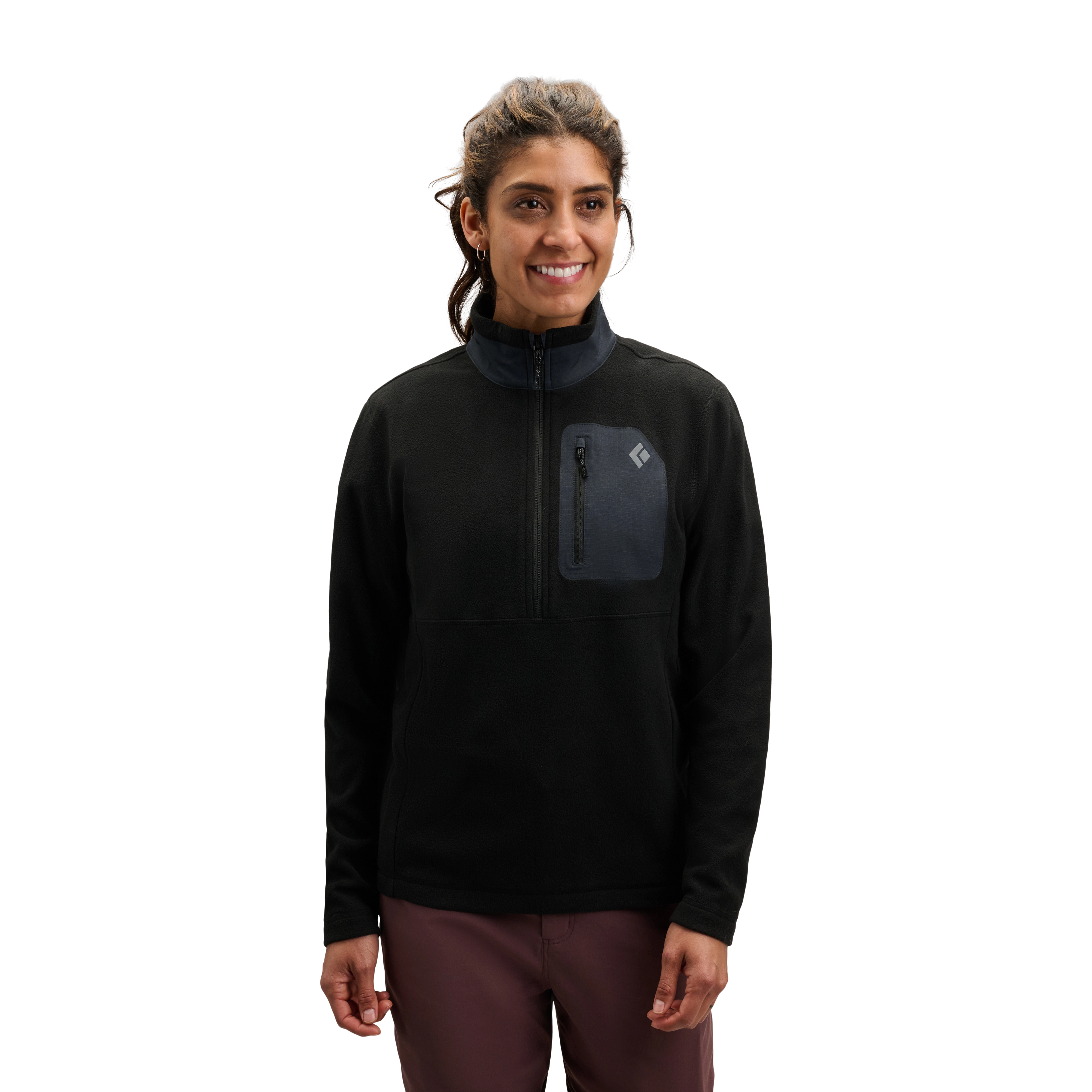Black Diamond Rift HZ Fleece Jacket Women - Black/Black - XS - Fleecetrøjer