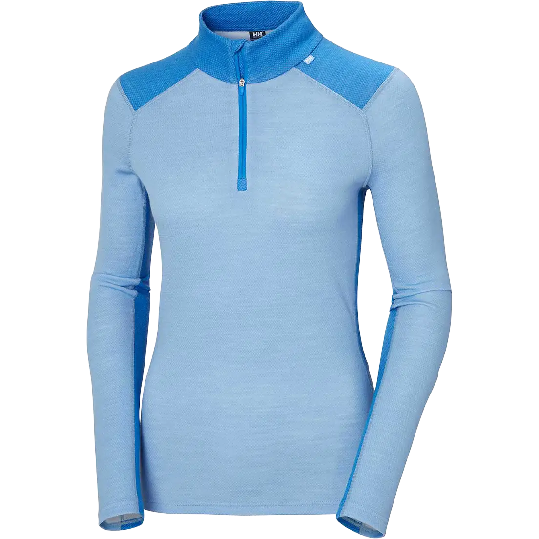 Helly Hansen Lifa Merino Midweight 1/2 Zip Women undertrøje - Bright Blue - M - Undertrøjer