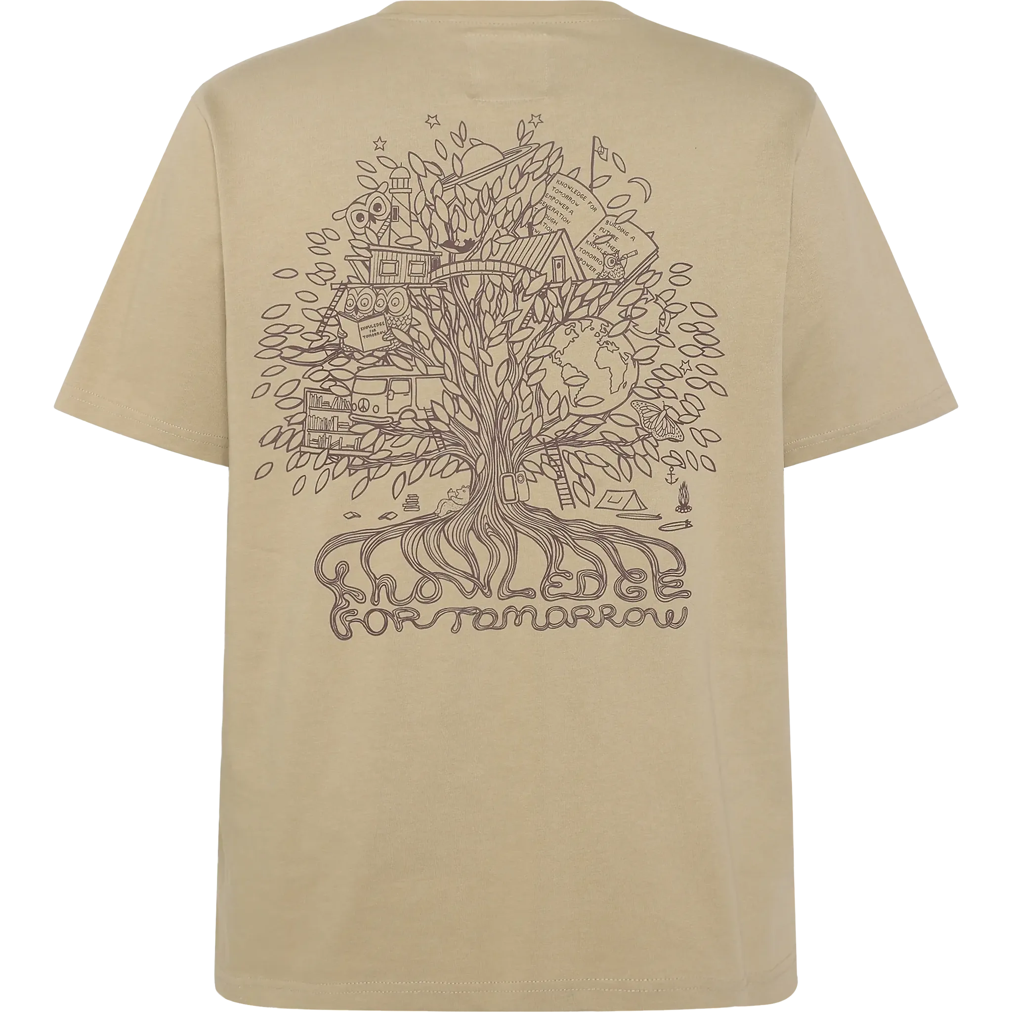 Back Print T-shirt Men