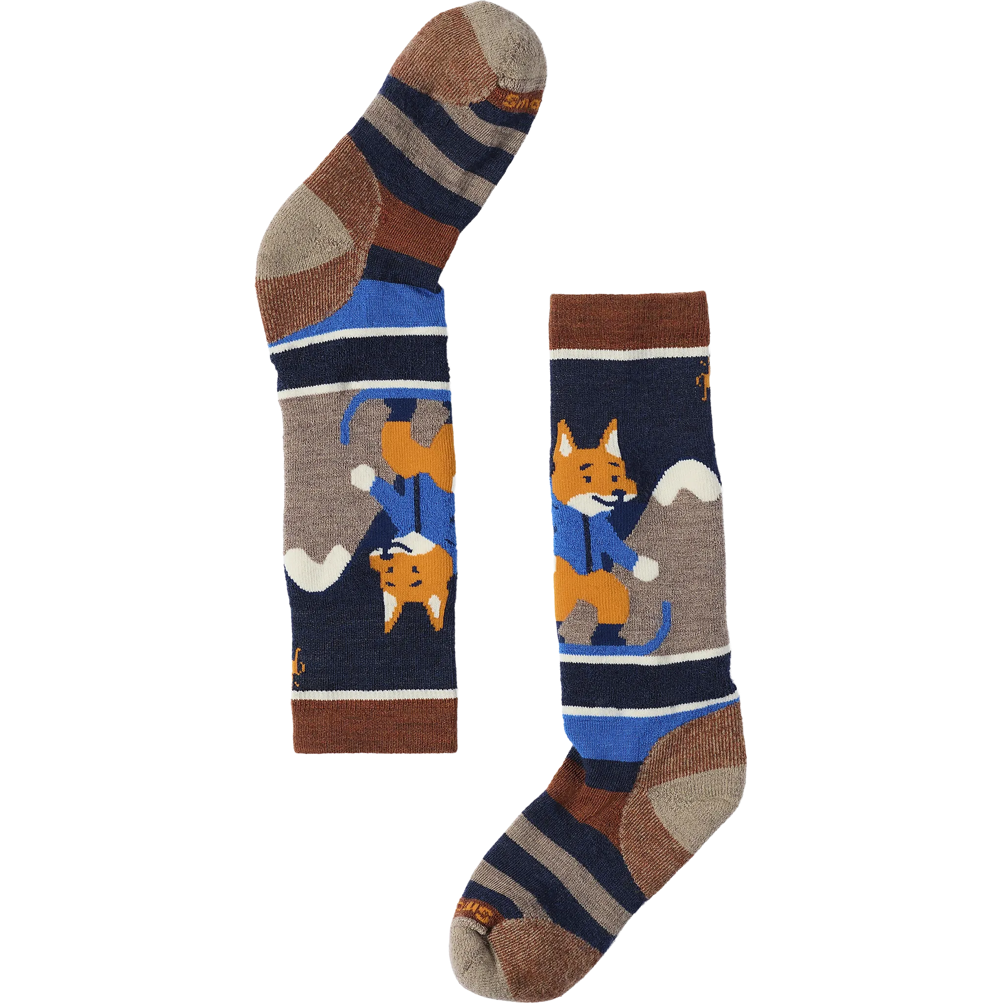 Full Cushion Wintersocks w. Pattern barnstrumpor