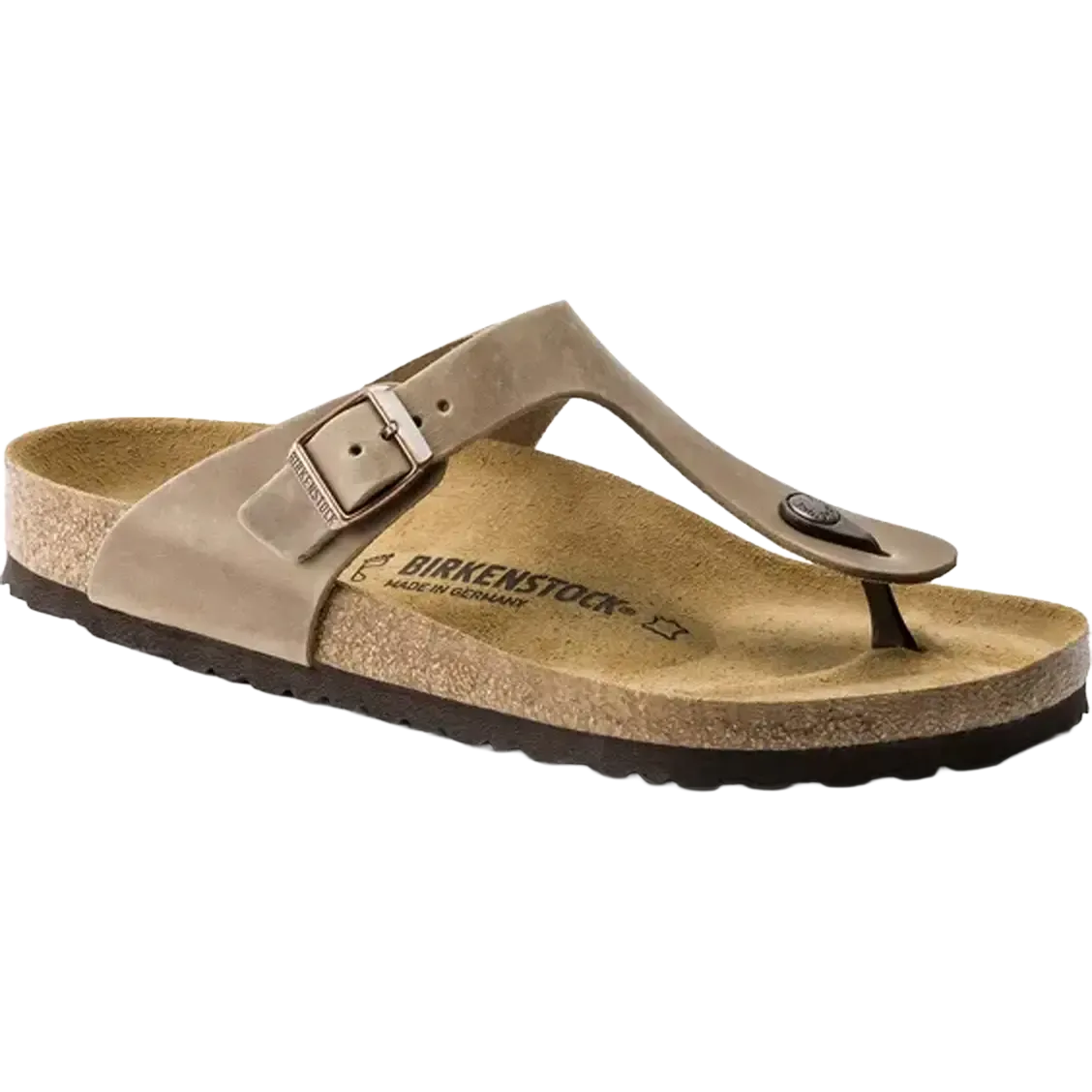Gizeh Natural Leather Oiled Regular sandal