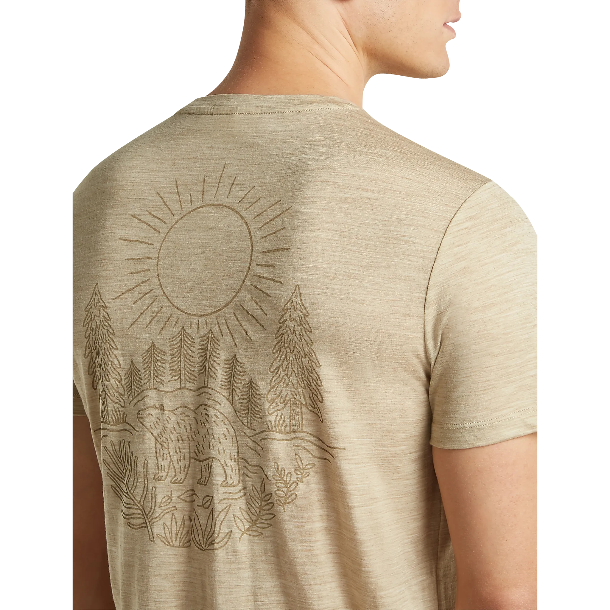 Tech Lite SS Forest Foot Tee Men