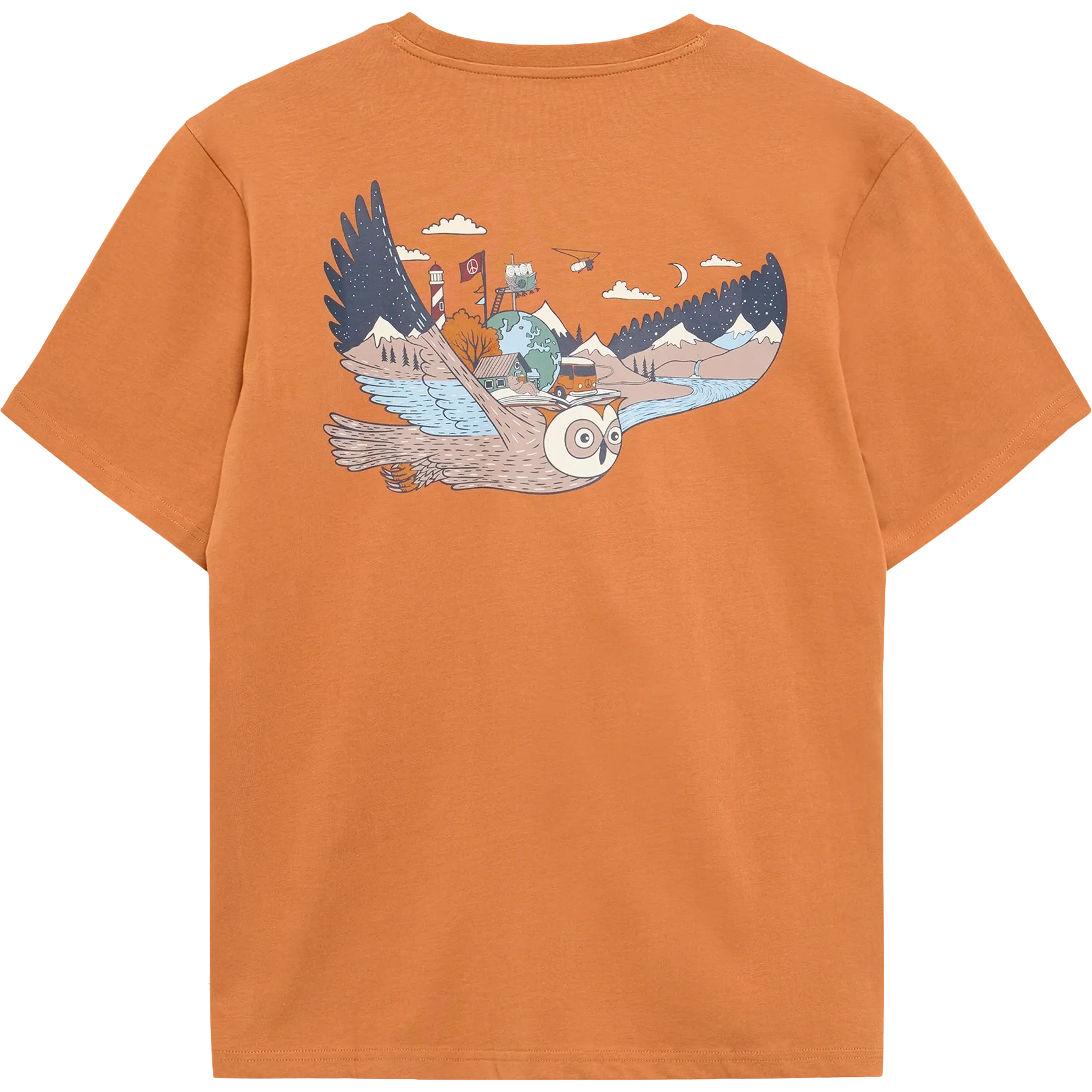 Back Print T-shirt Men