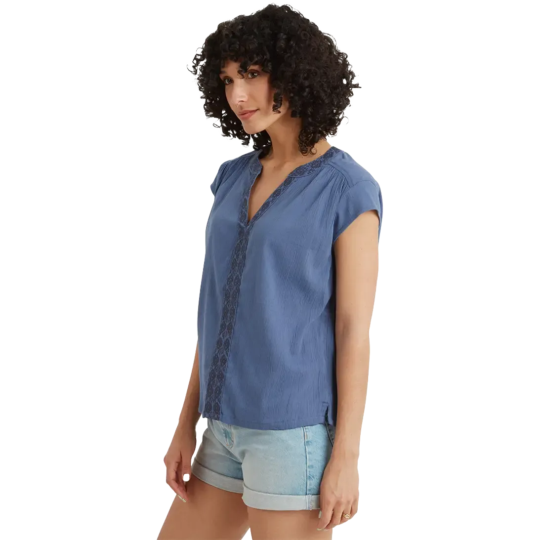 Hara Cap Sleeve Top Women dametop