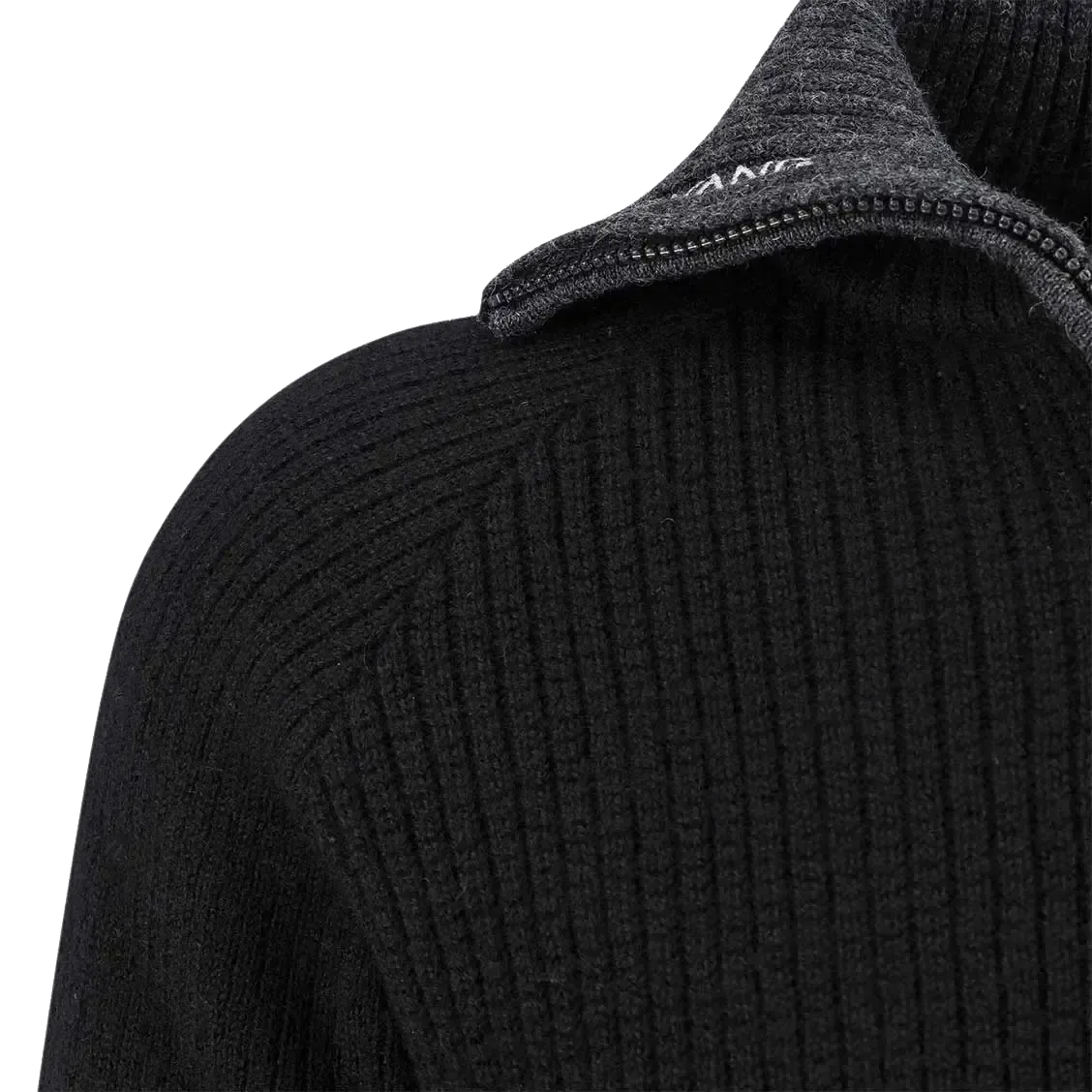 Rav Sweater W/Zip uldtrøje