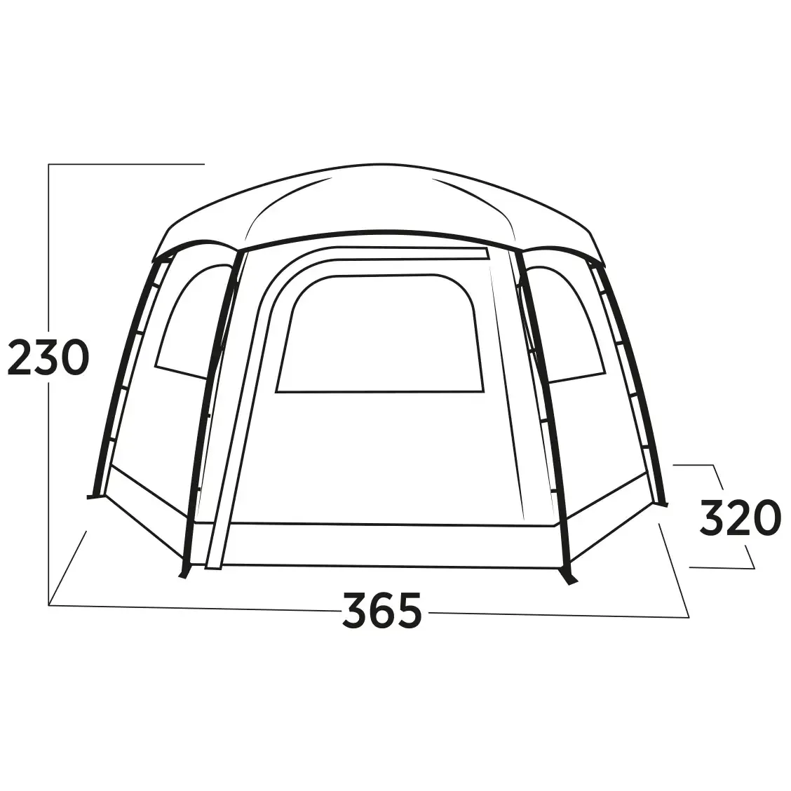 Sandland Yurt telt, 6 prs.