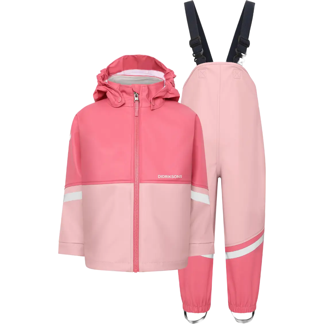Didriksons Waterman Kids Set regnsæt - Soft Pink - 90 cm - Regnsæt til børn