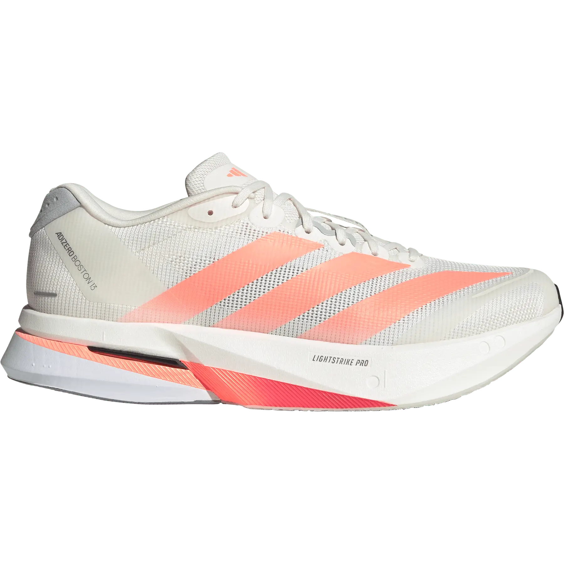 Adidas Adizero Boston 13 Men - Owhite - UK 9,5/44 - Konkurrence løbesko