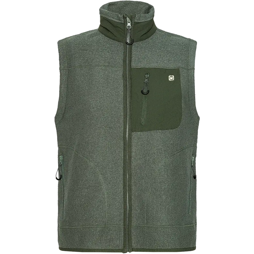 Superstainable Slogen Wool Vest Women damevest - Lark Green - XXL - Veste
