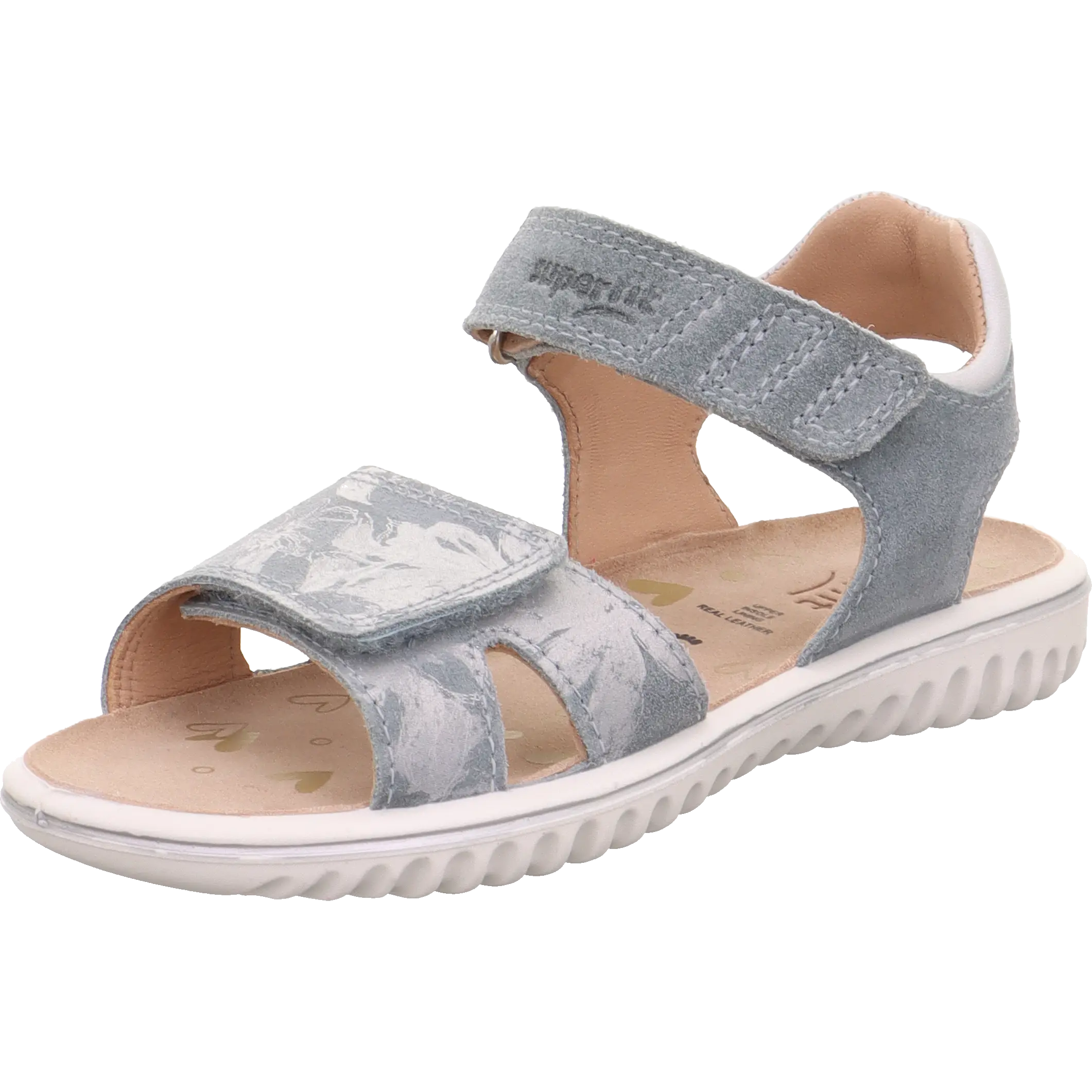 SuperFit Sparkle sandal - Hellblau - 33 - Hverdagssandaler til børn