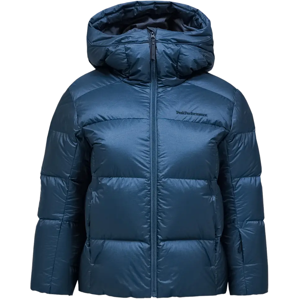 Peak Performance Glissade Down Jacket Women - Mountain Lake - S - Vinterjakker