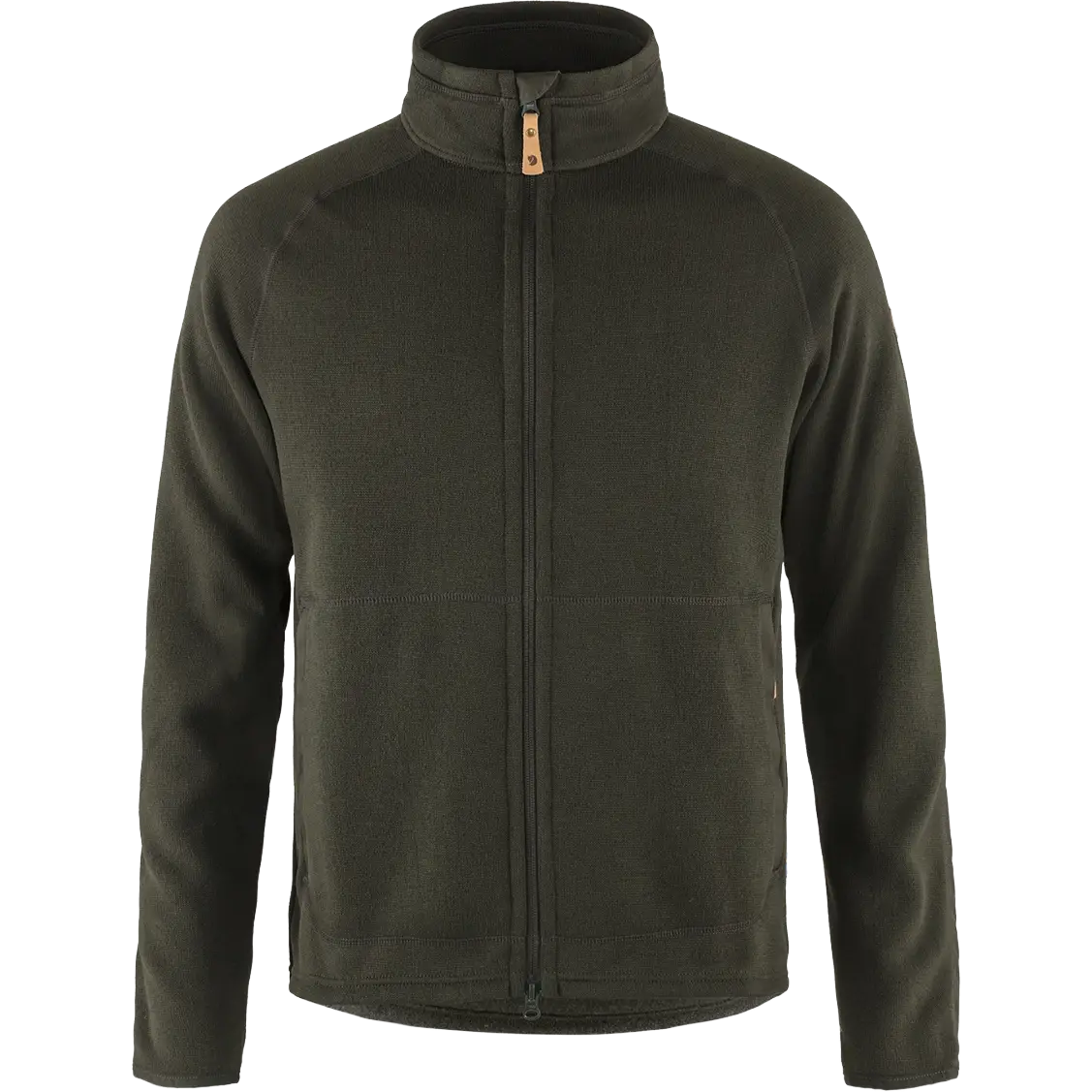 Fjällräven Övik Fleece Zip Sweater Men fleece - Deep Forest - S - Fleecetrøjer