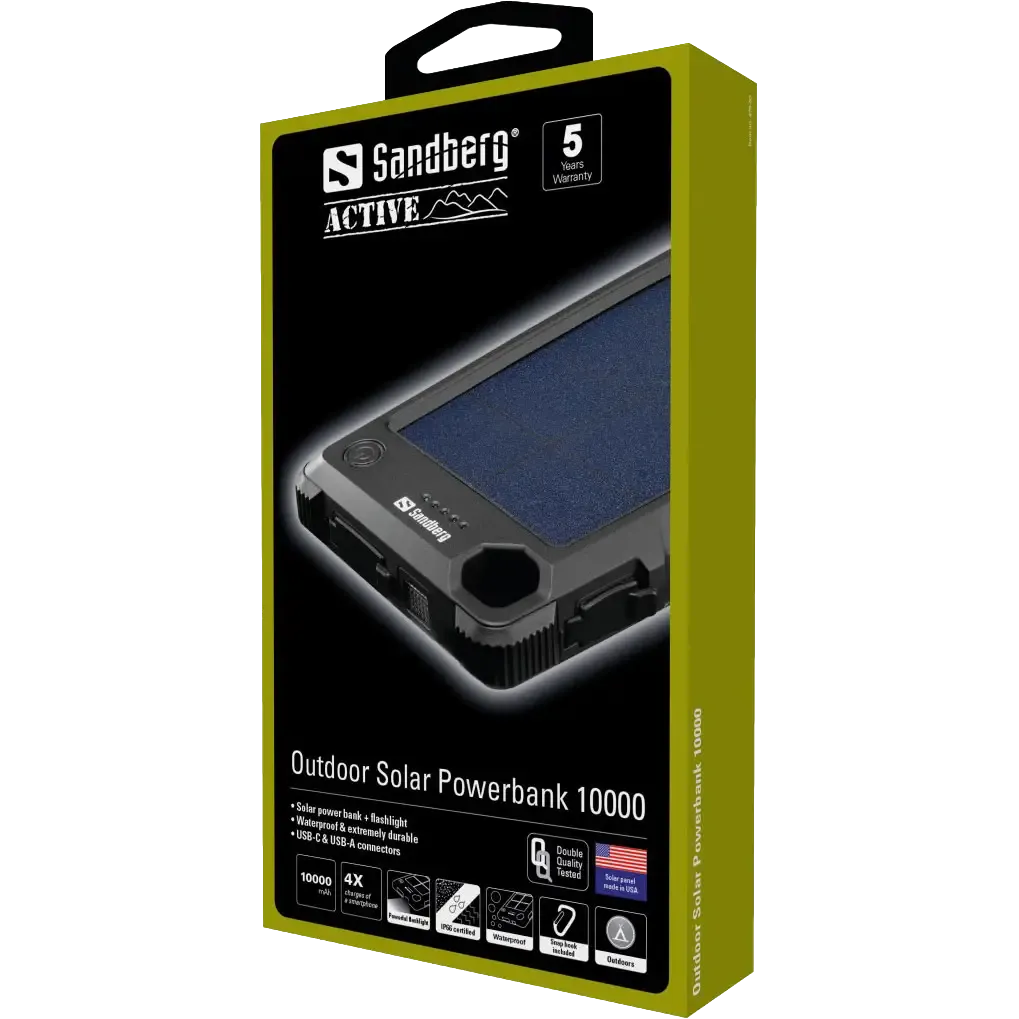 Outdoor Solar Powerbank 10000