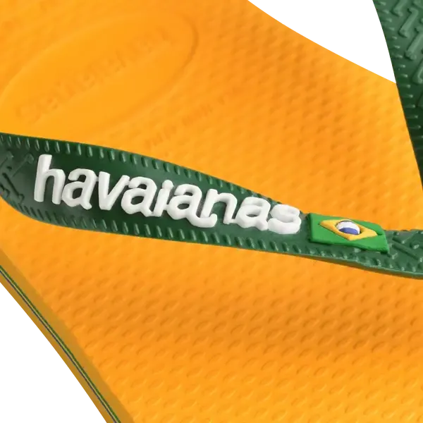 Brasil Logo Flip Flops Men