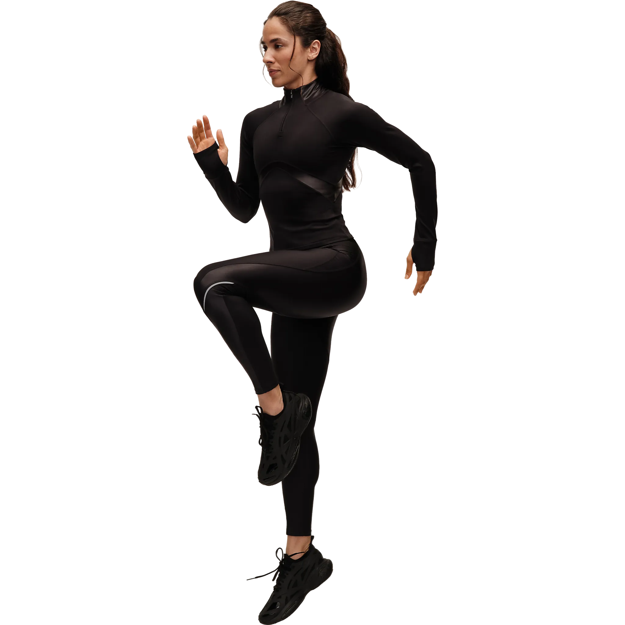 Shiny Matte Long Sleeve Woman