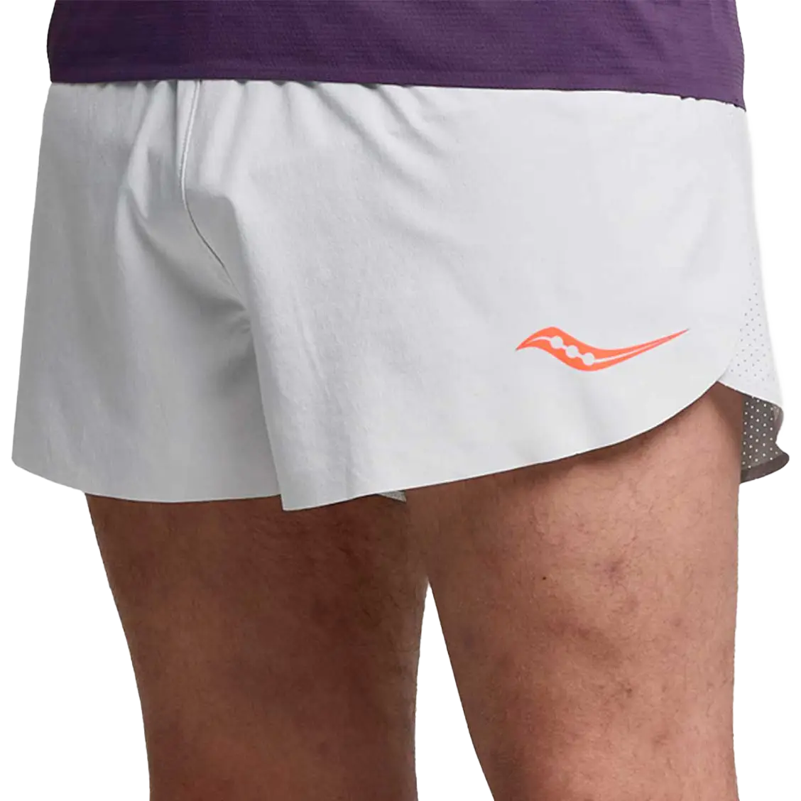 Saucony Endorphin Split Short Men - Cloud - S - Løbeshorts