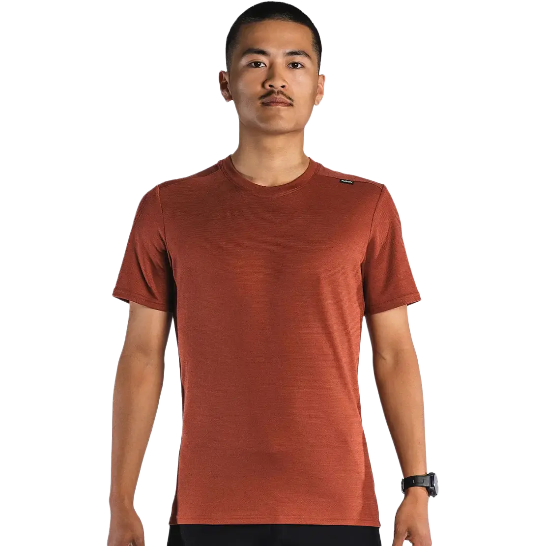 Fusion Technical Merino 150 T-shirt Men - Rust - M - Kortærmet T-shirts