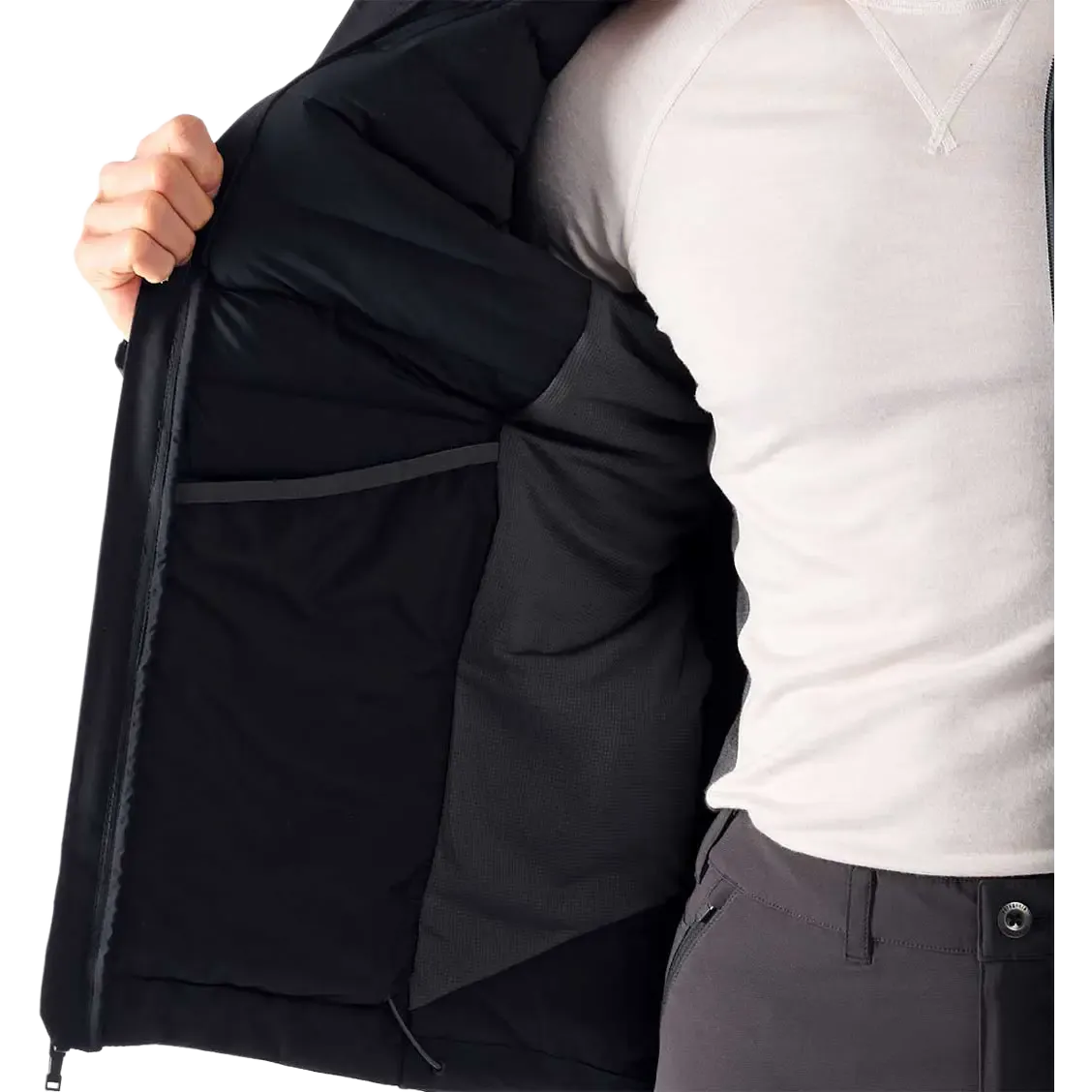 Divide Fusion Stretch Hoodie Men dunjakke