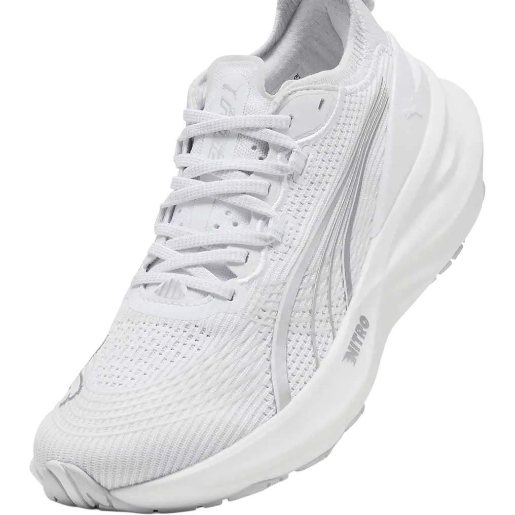 Puma Foreverrun Nitro 2 Women - PUMA White/PUMA Silver - 37 - Allround løbesko