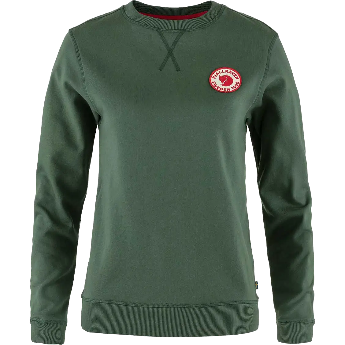 Fjällräven 1960 Logo Badge Sweater Women sweatshirt - Deep Patina - XS - Sweatshirts