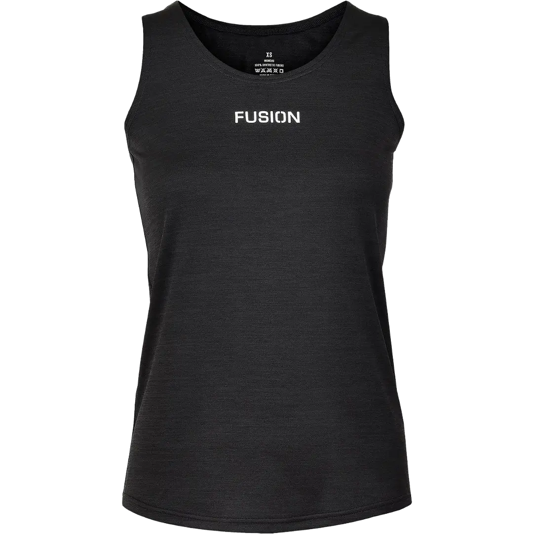 Fusion C3 Singlet Women - Black Melange - M - Løbetoppe