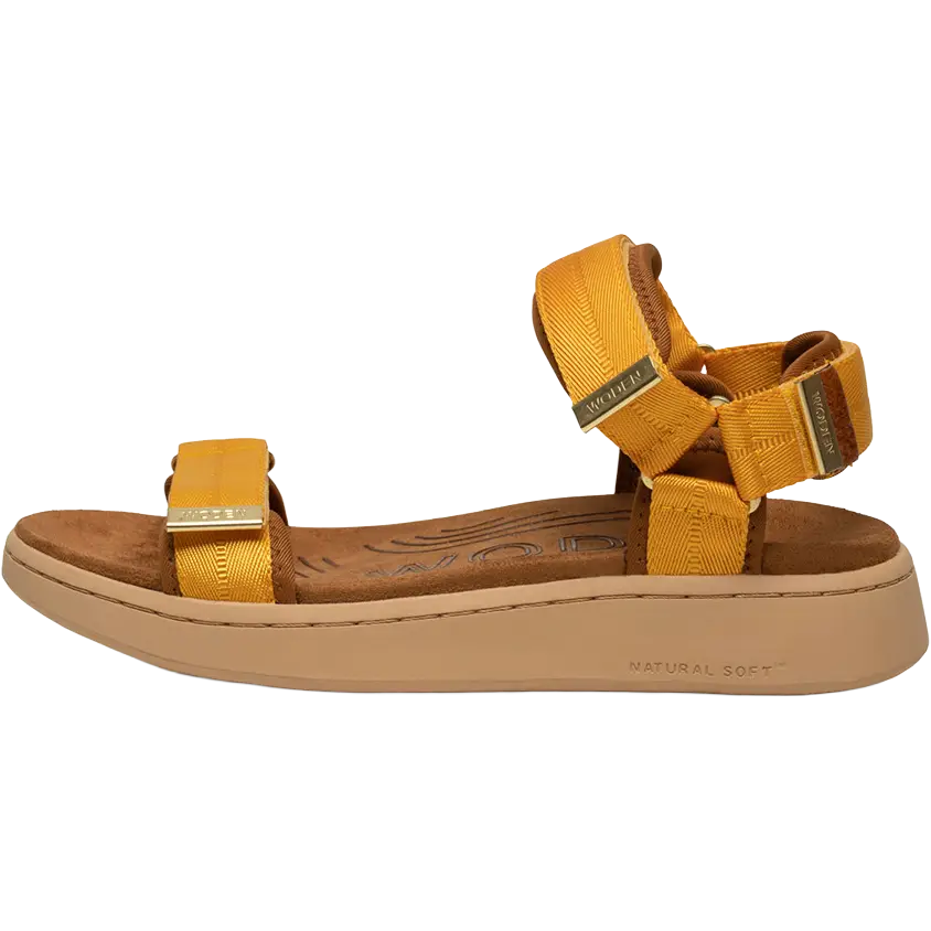 WODEN Line Sandal - Old Gold - 38 - Sandaler