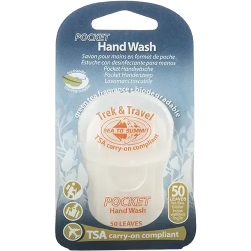 Trek & Travel Pocket Hand Wash 50 Leaf