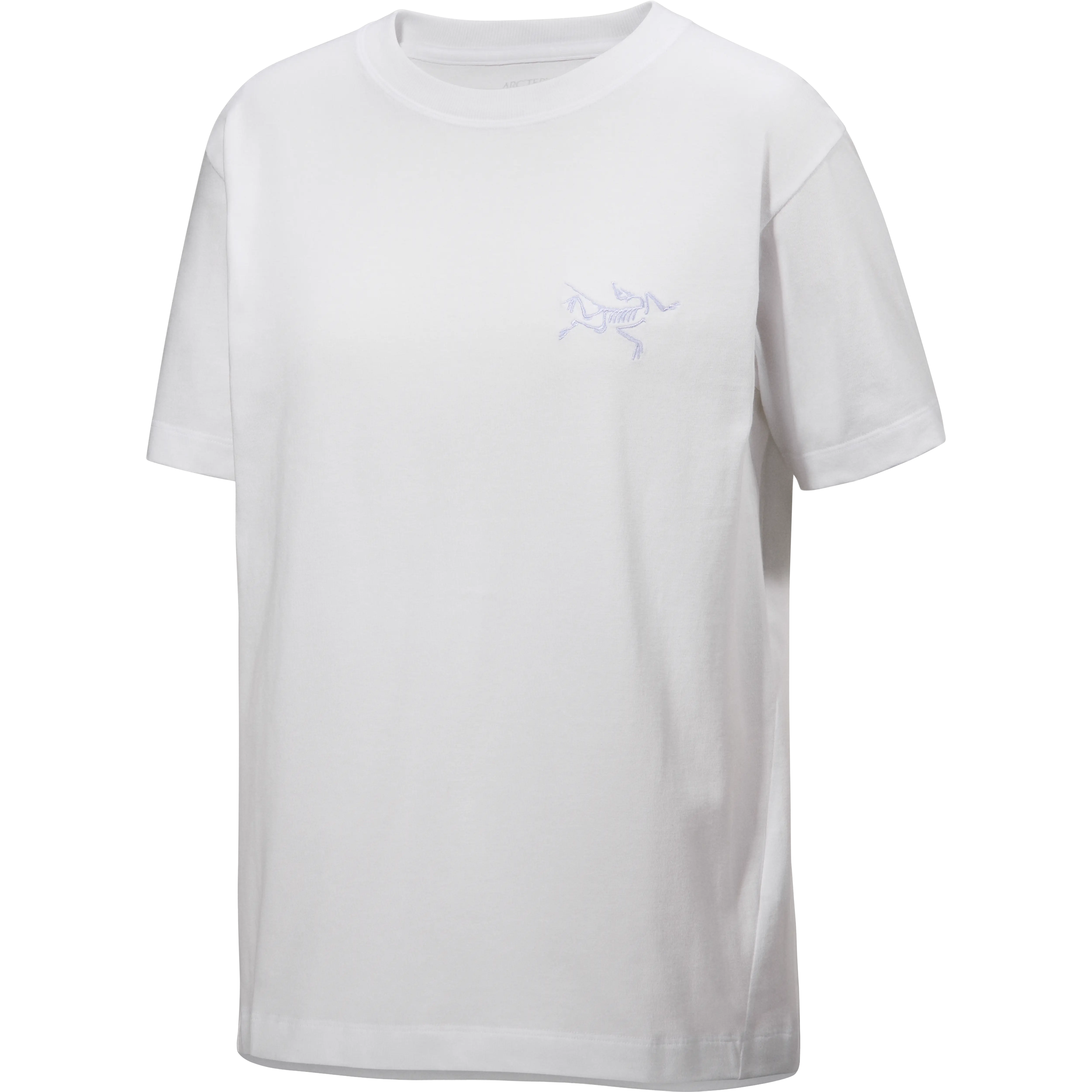 Arcteryx Kragg Cotton Little Bird Crew SS Women - White Light - M - Kortærmet T-shirts