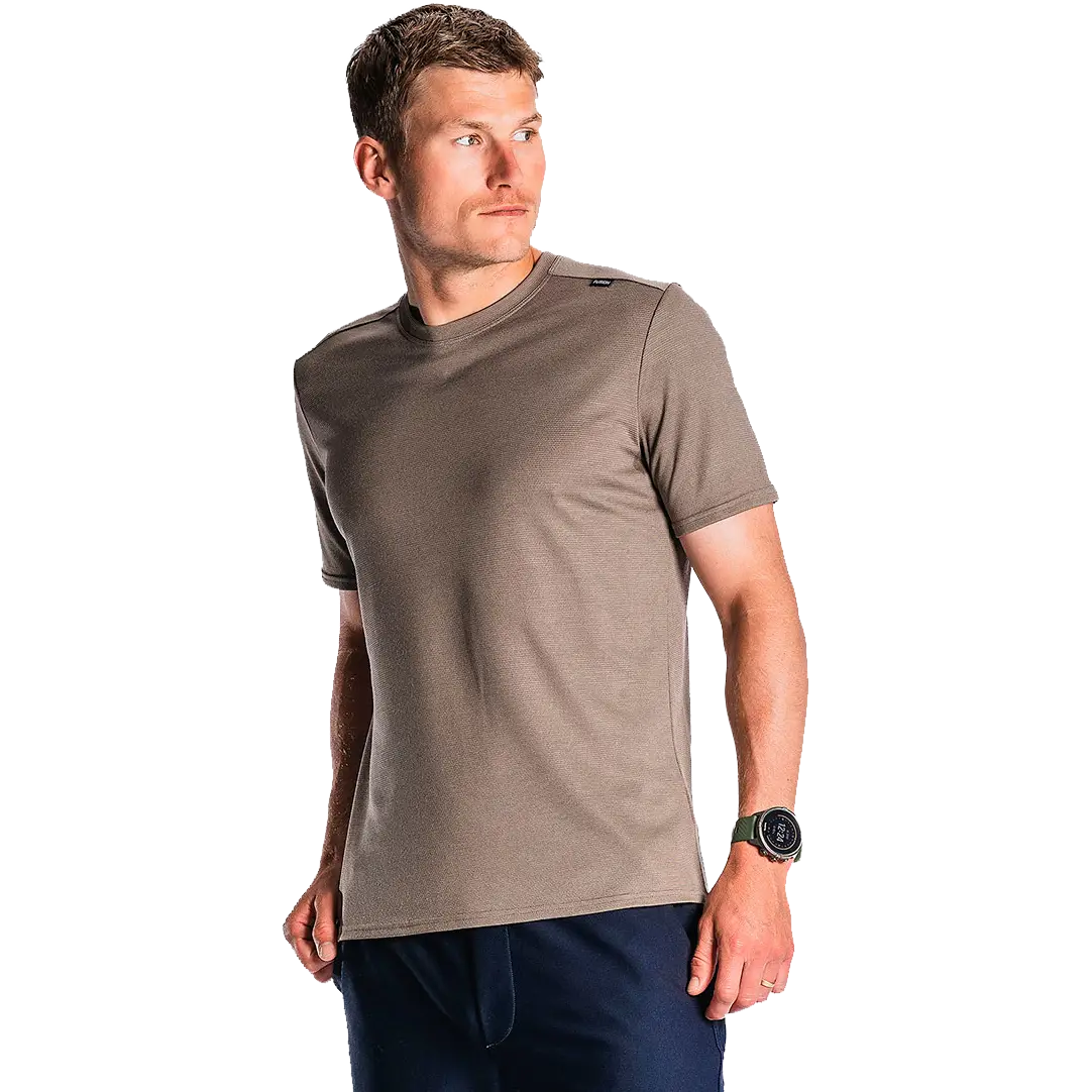 Fusion Technical Merino 150 T-shirt Men - Sand - XXL - Kortærmet T-shirts