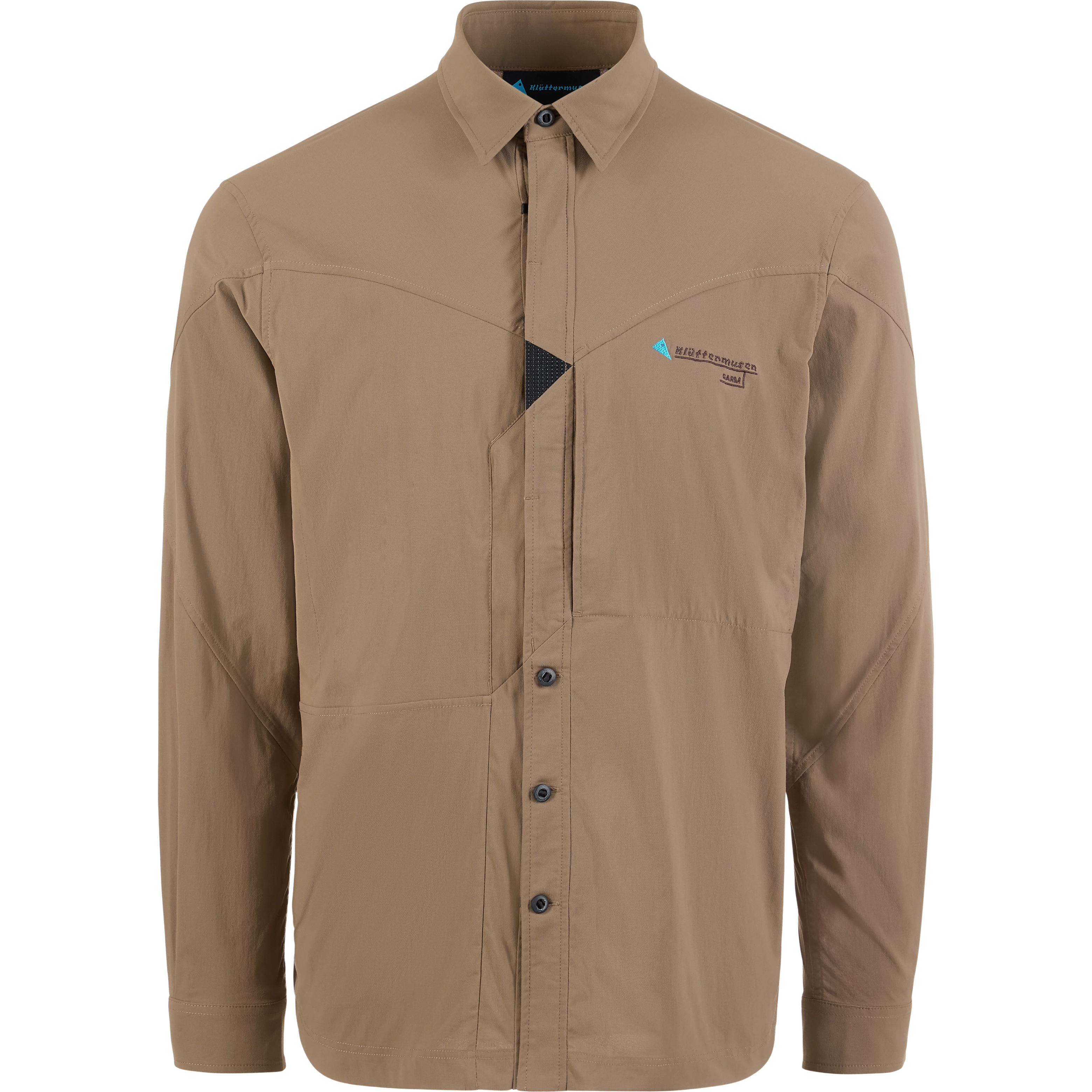 Klättermusen Garm LS Shirt Men skjorte - Wren Brown - S - Langærmet skjorter