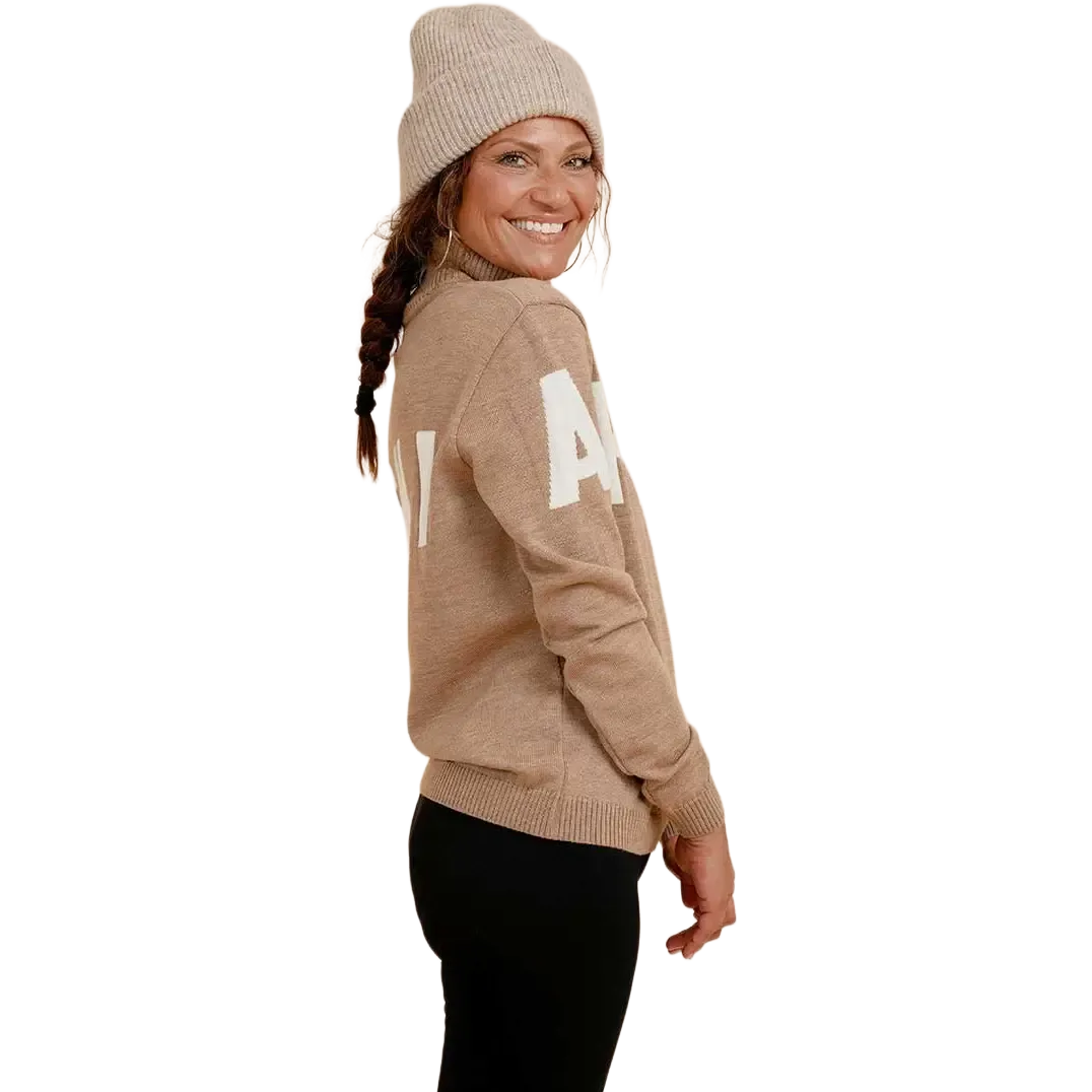 Alpine Turtleneck Merino Knit Sweater