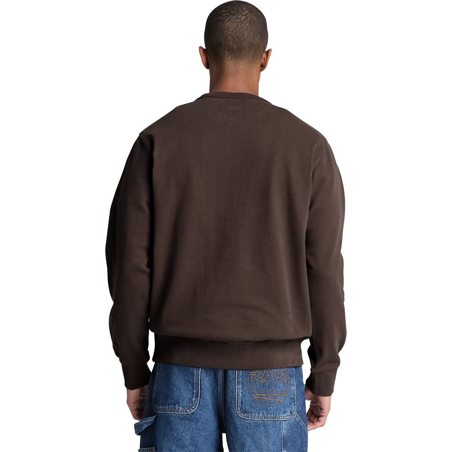  Leather Patch LB Crew Sweatshirt