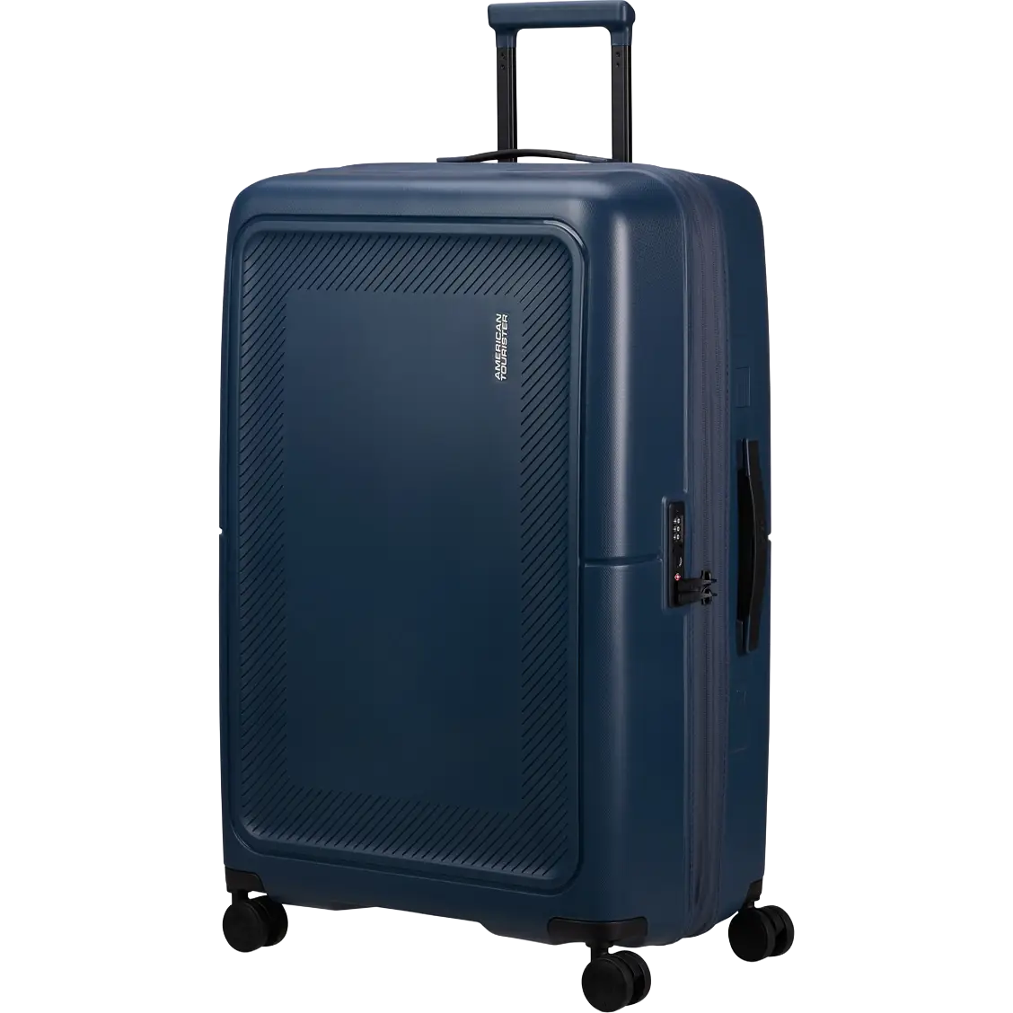 American Tourister Dashpop Spinner 77/28 Expandable TSA rullekuffert - Midnight Blue - One size - Tasker