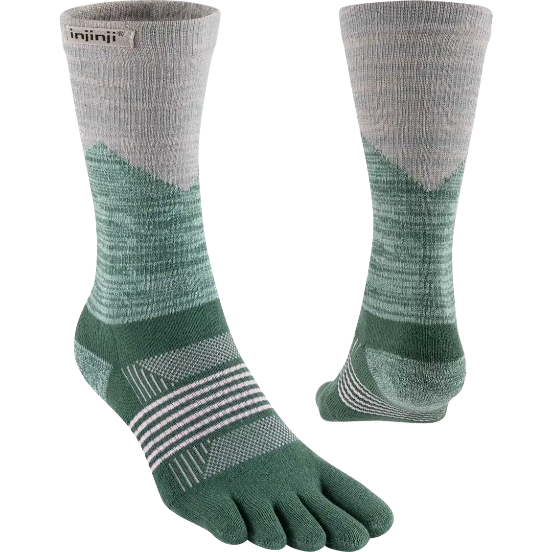 Injinji Trail Midweight Crew Women - Alpine - M/L (40,5-44,5) - Løbestrømper