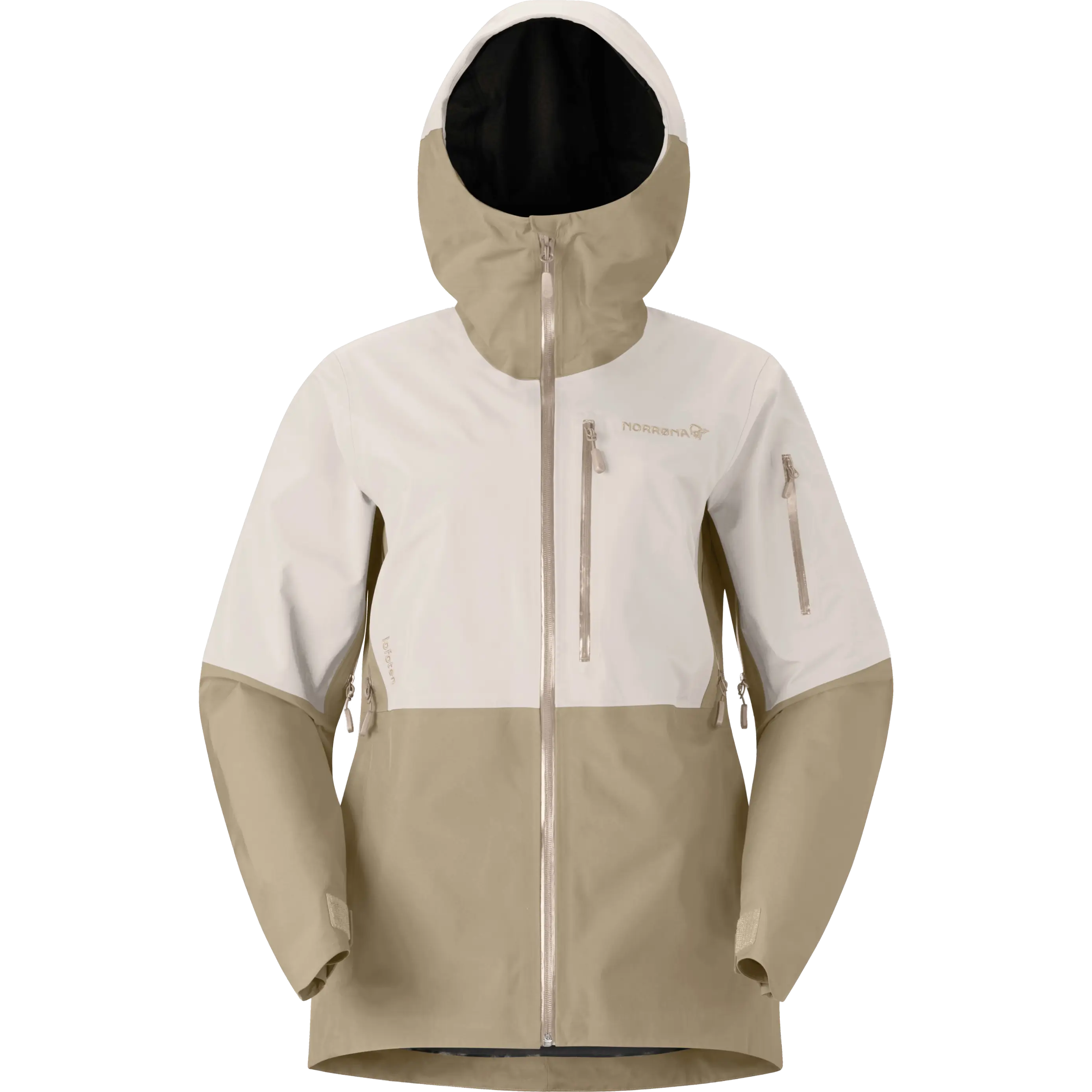 Norrøna Lofoten GTX Jacket Women - Oatmeal - Regnjakker