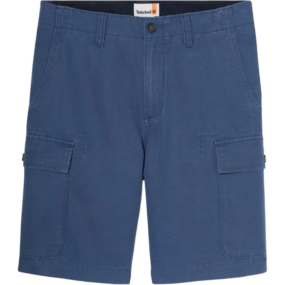 Brookline Cotton Linen Cargo Shorts