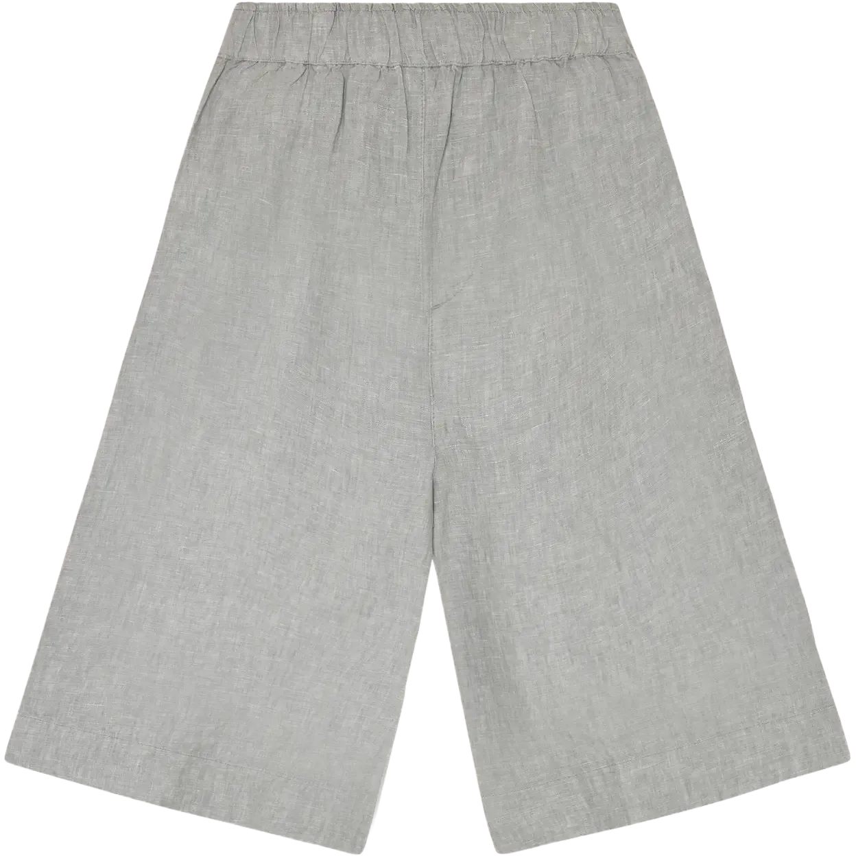 Eve Culotte High-Rise Wide Linen Shorts 