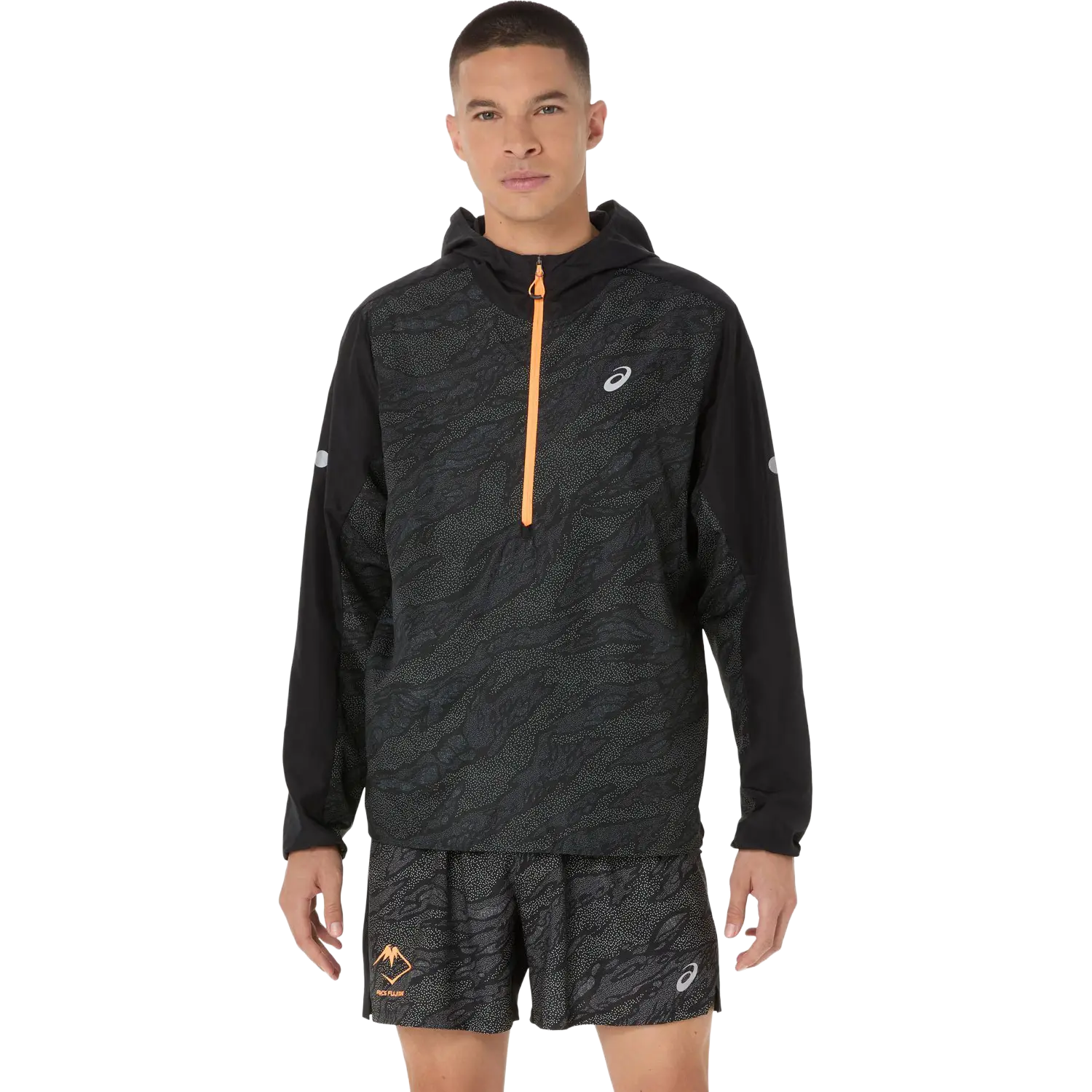 Asics Fujitrail Packable Windbreaker Men - Performance Black - XL - Løbejakker