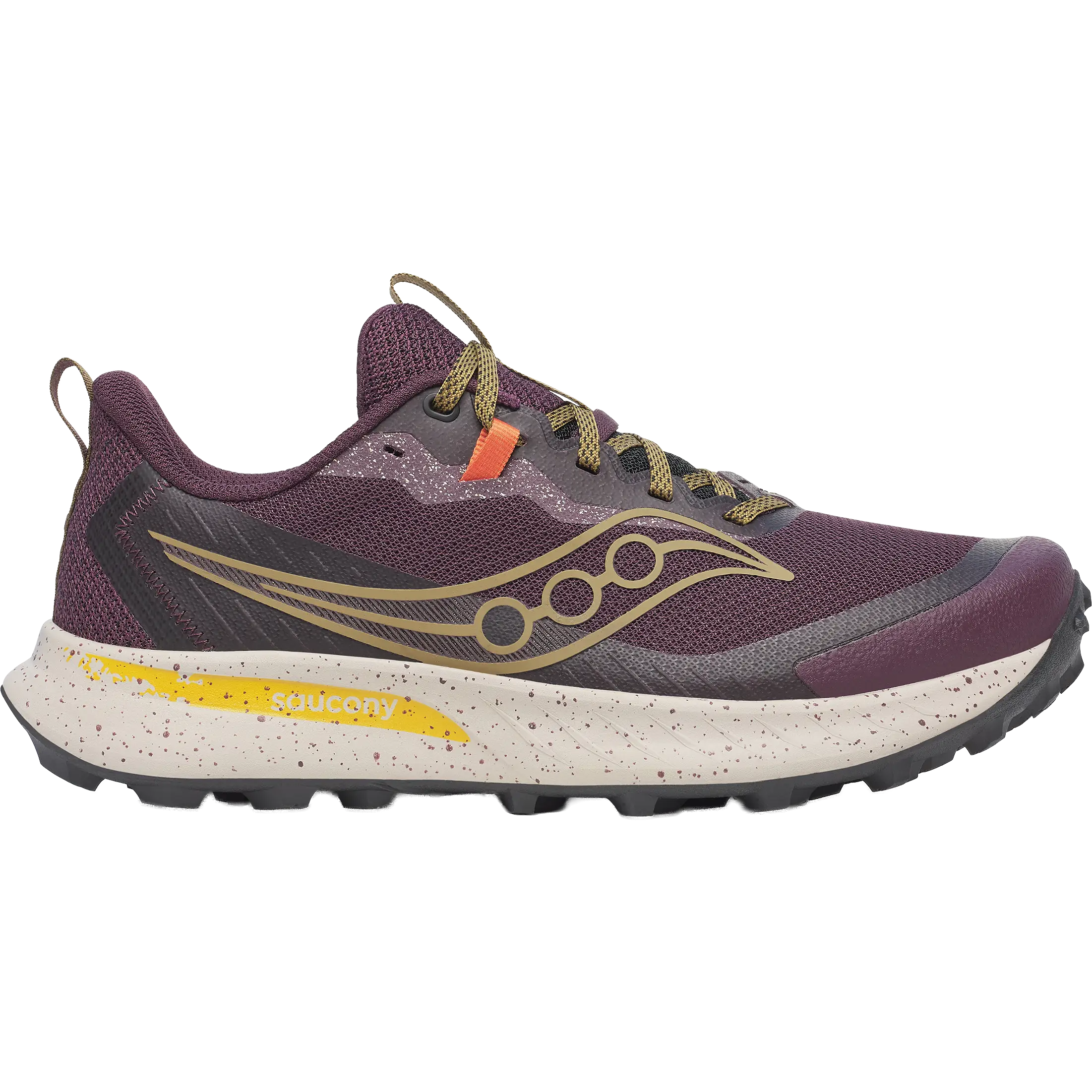 Saucony Peregrine 15 Men - Wine/Kodiak - US8/UK7/41 - Trailsko