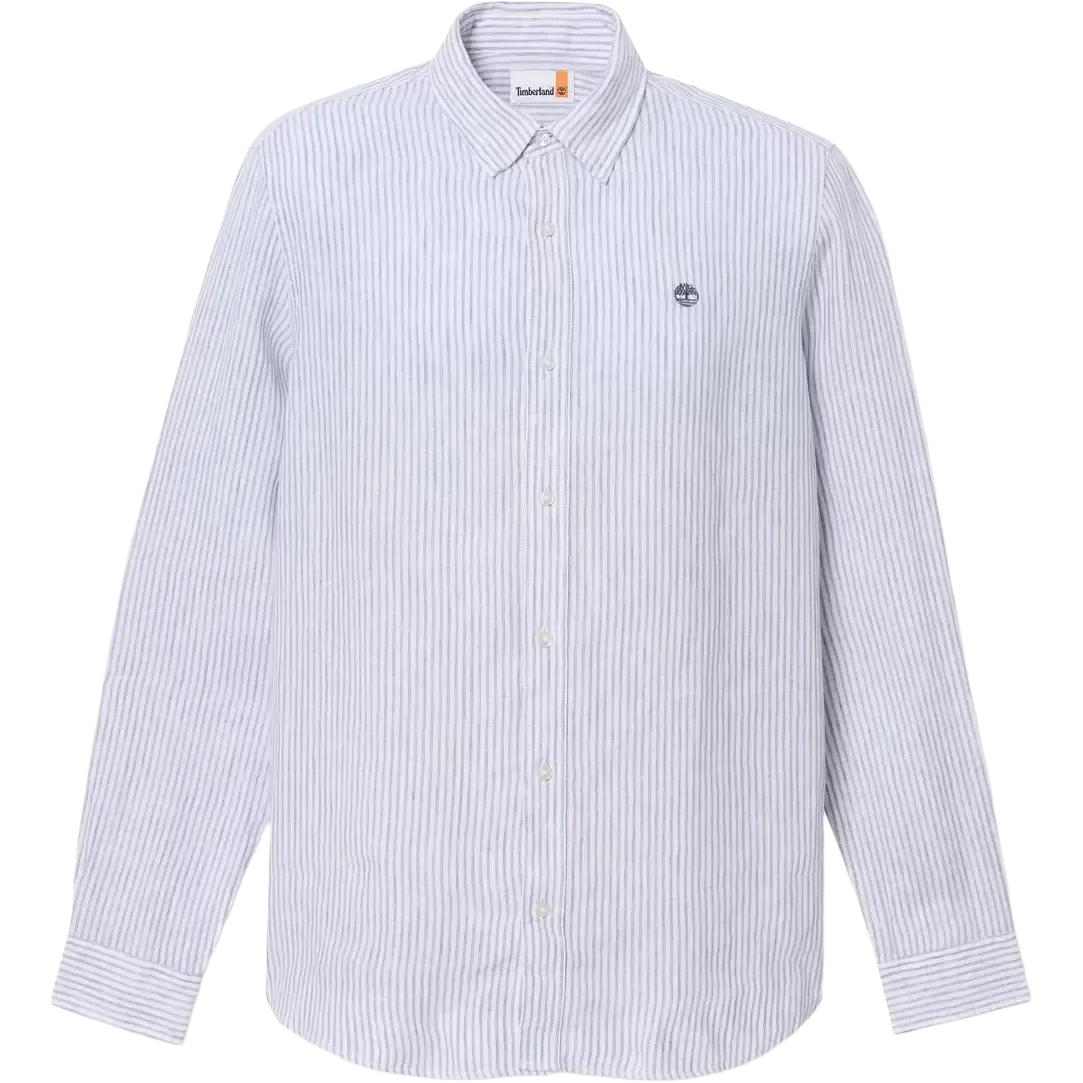 Mill Brook Linen Striped Shirt Reg Men