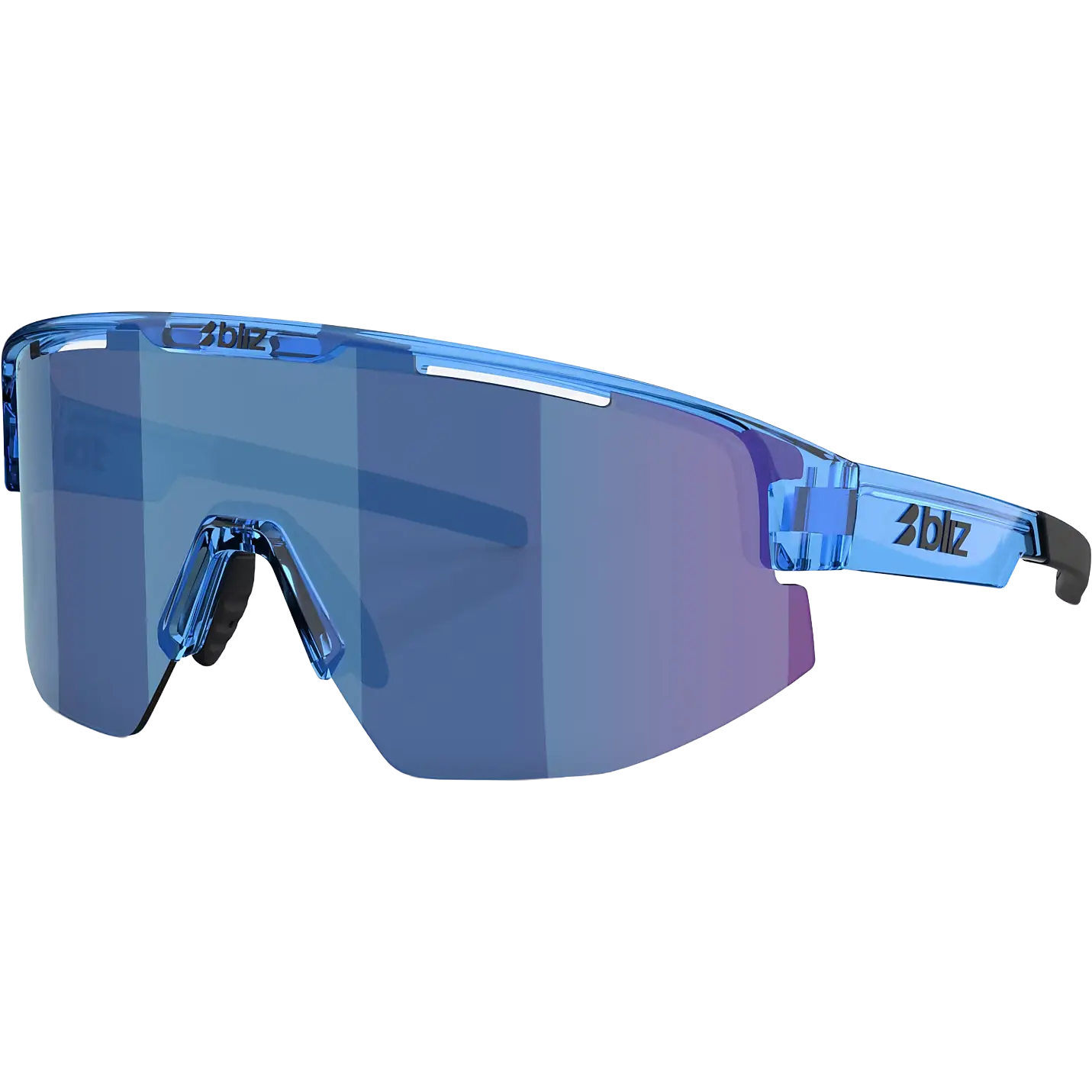 Bliz Matrix Small Unisex Sportsbriller - Transparant Blue - One size - Solbriller