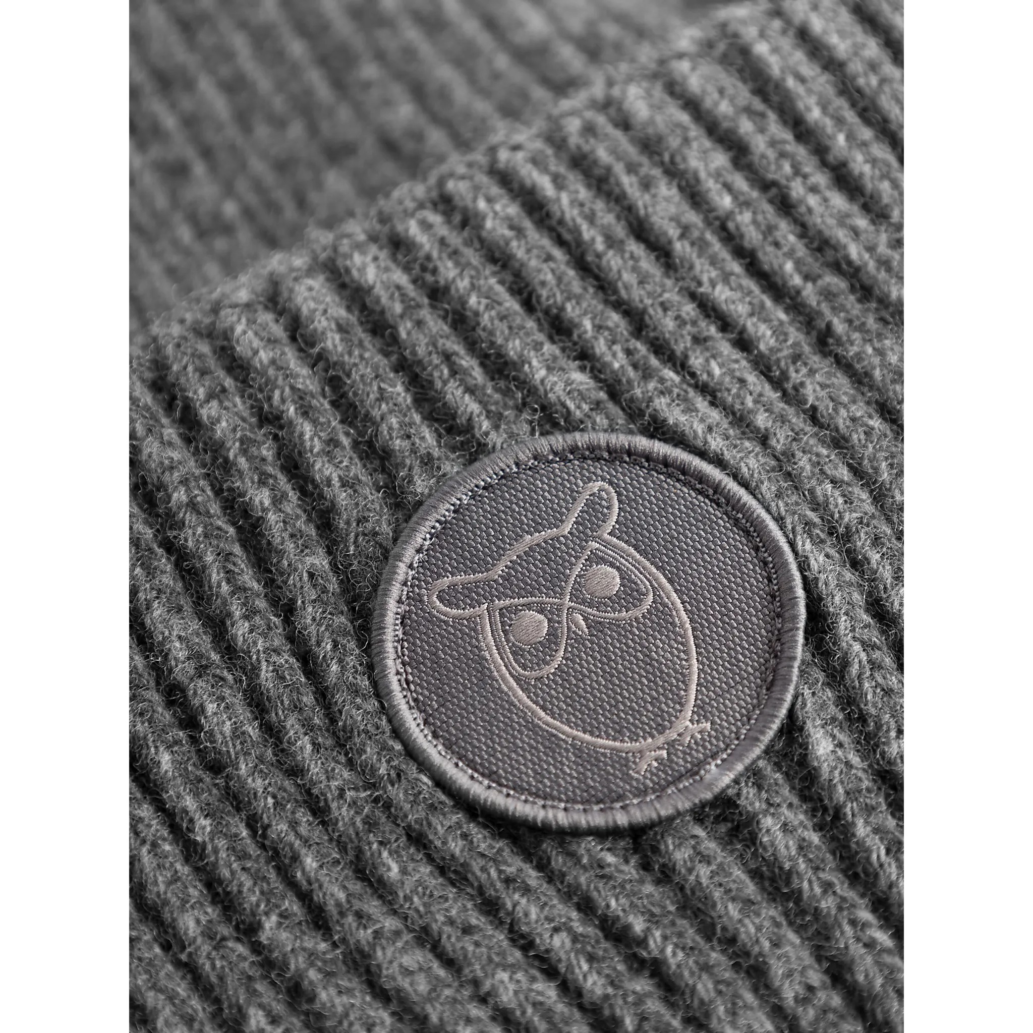 Wool Badge Beanie Women